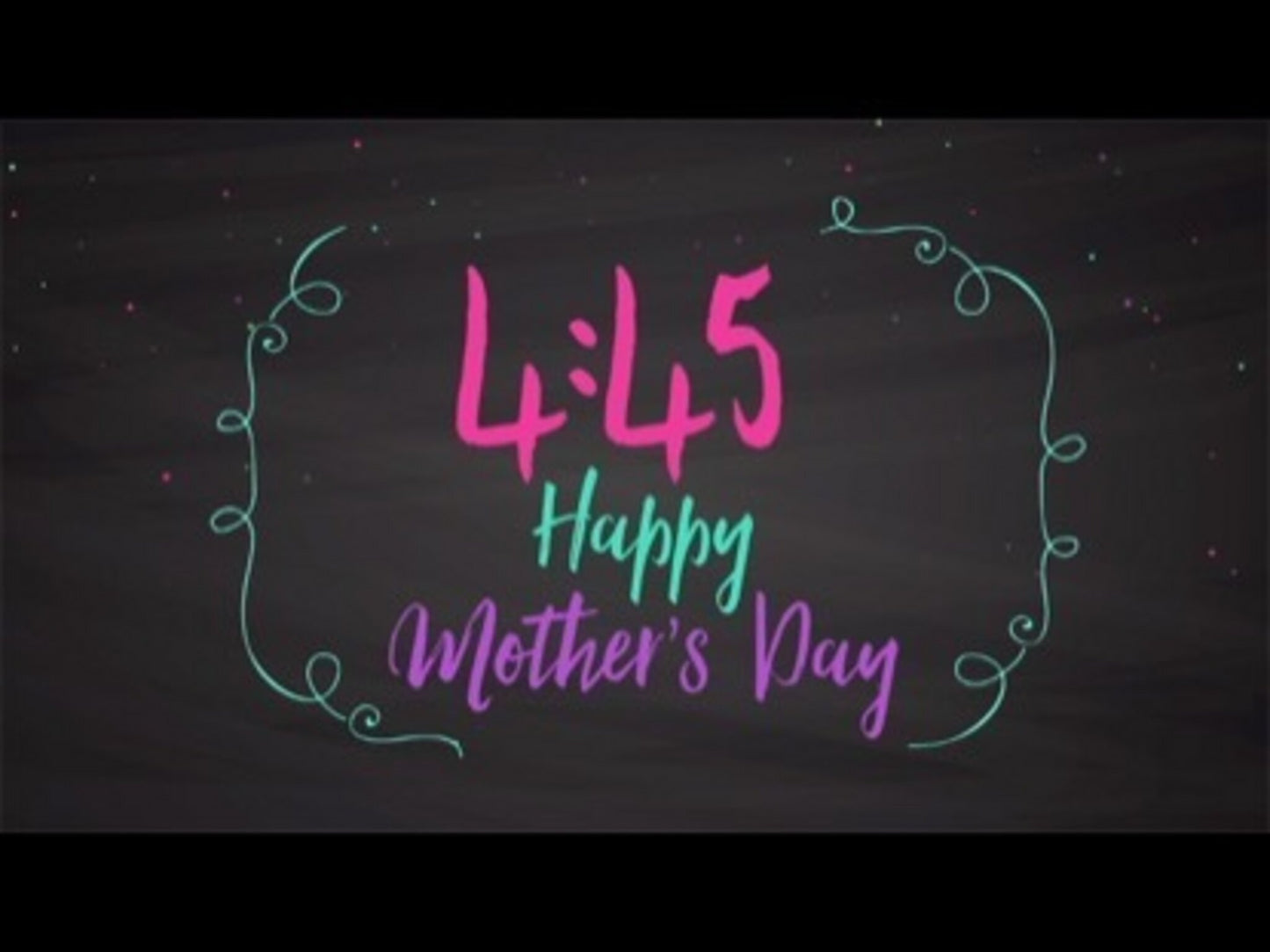 Mother's Day Chalk Countdown