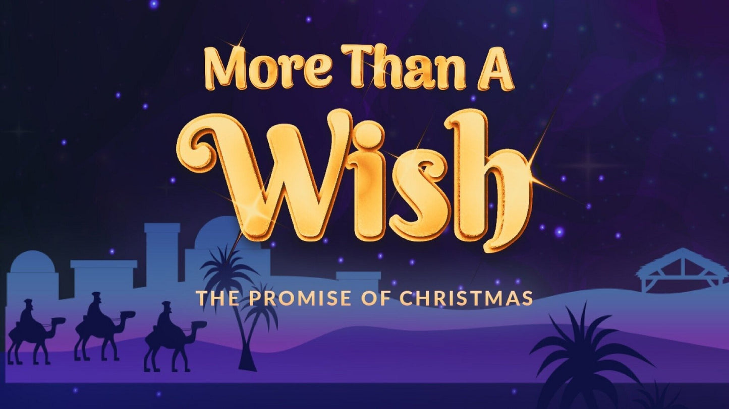 More Than A Wish 4-Week Children's Ministry Christmas Curriculum