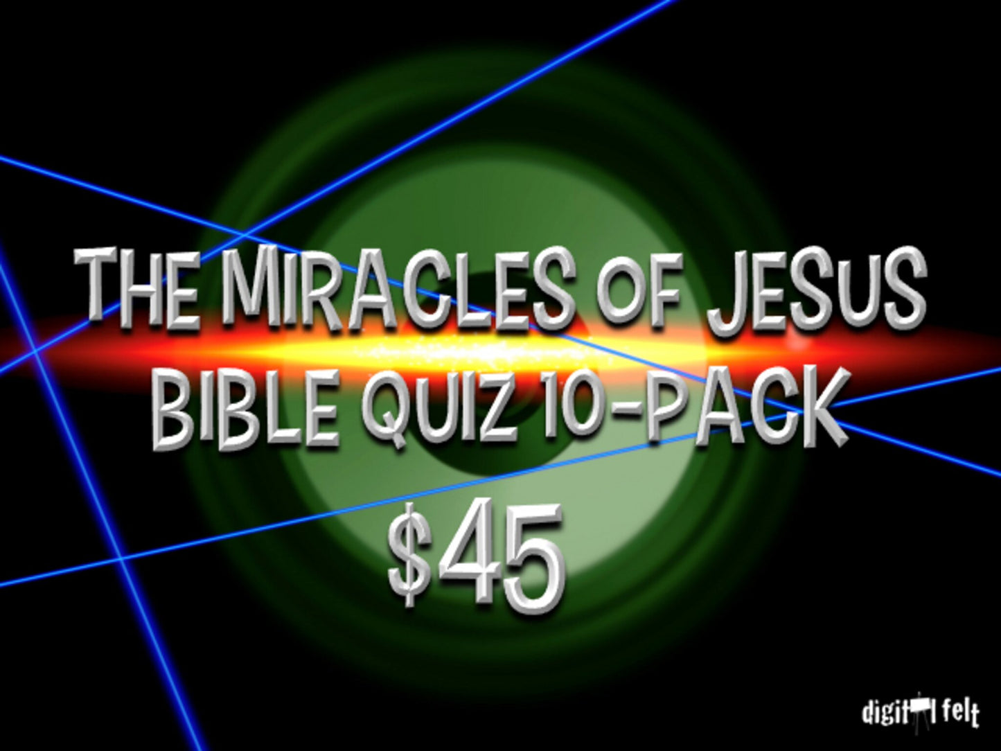 The Miracles Of Jesus: Bible Quiz 10 Pack