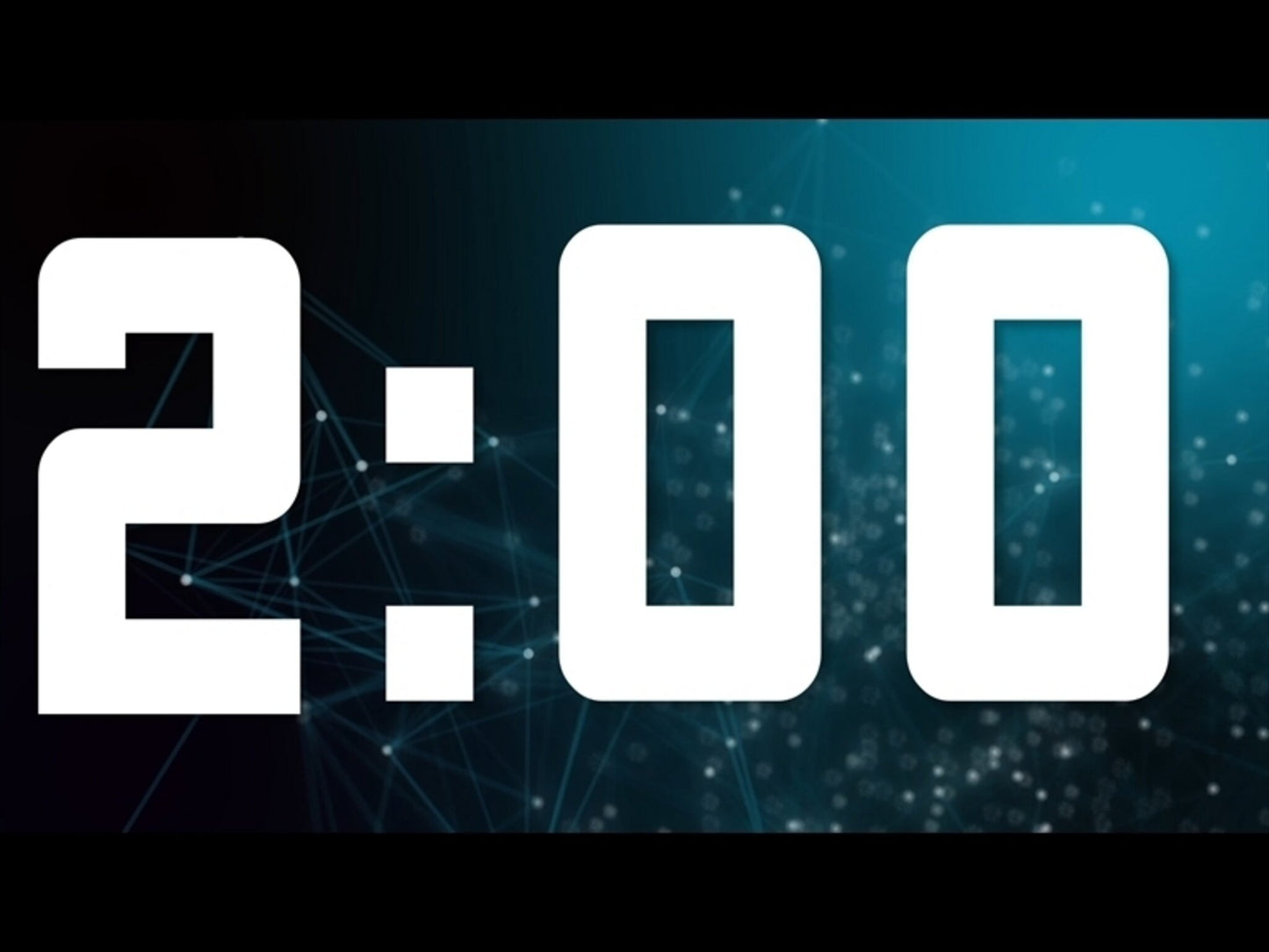 2 Minute Countdown - Blue Lines