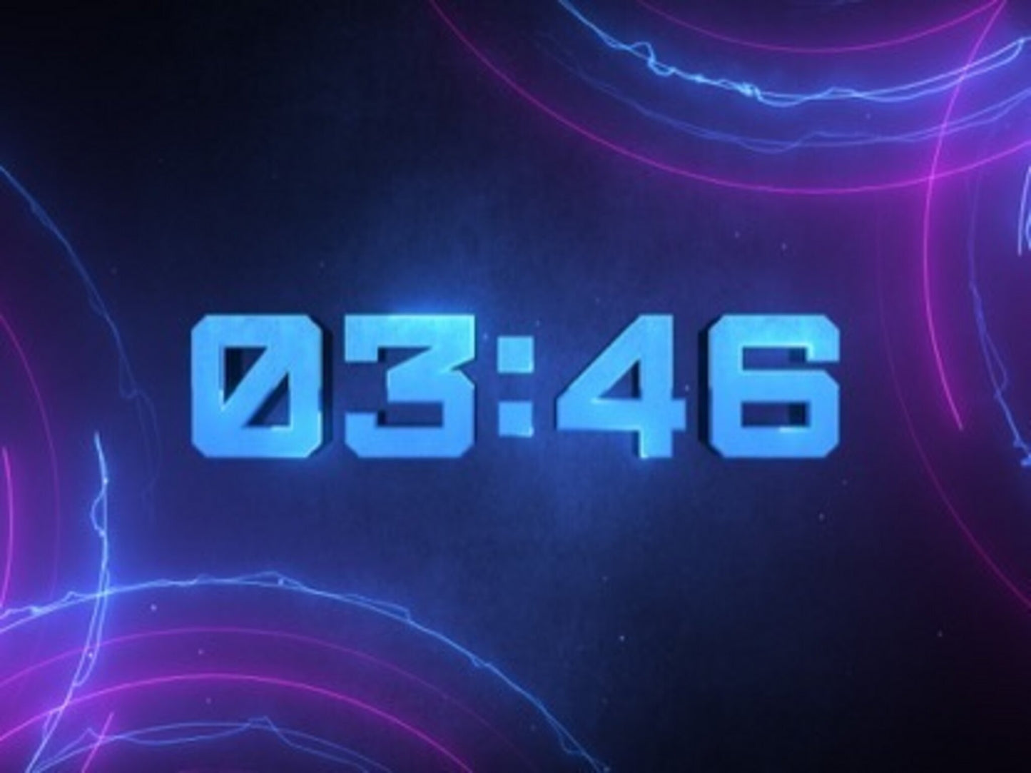 Neon Lines Dubstep Countdown