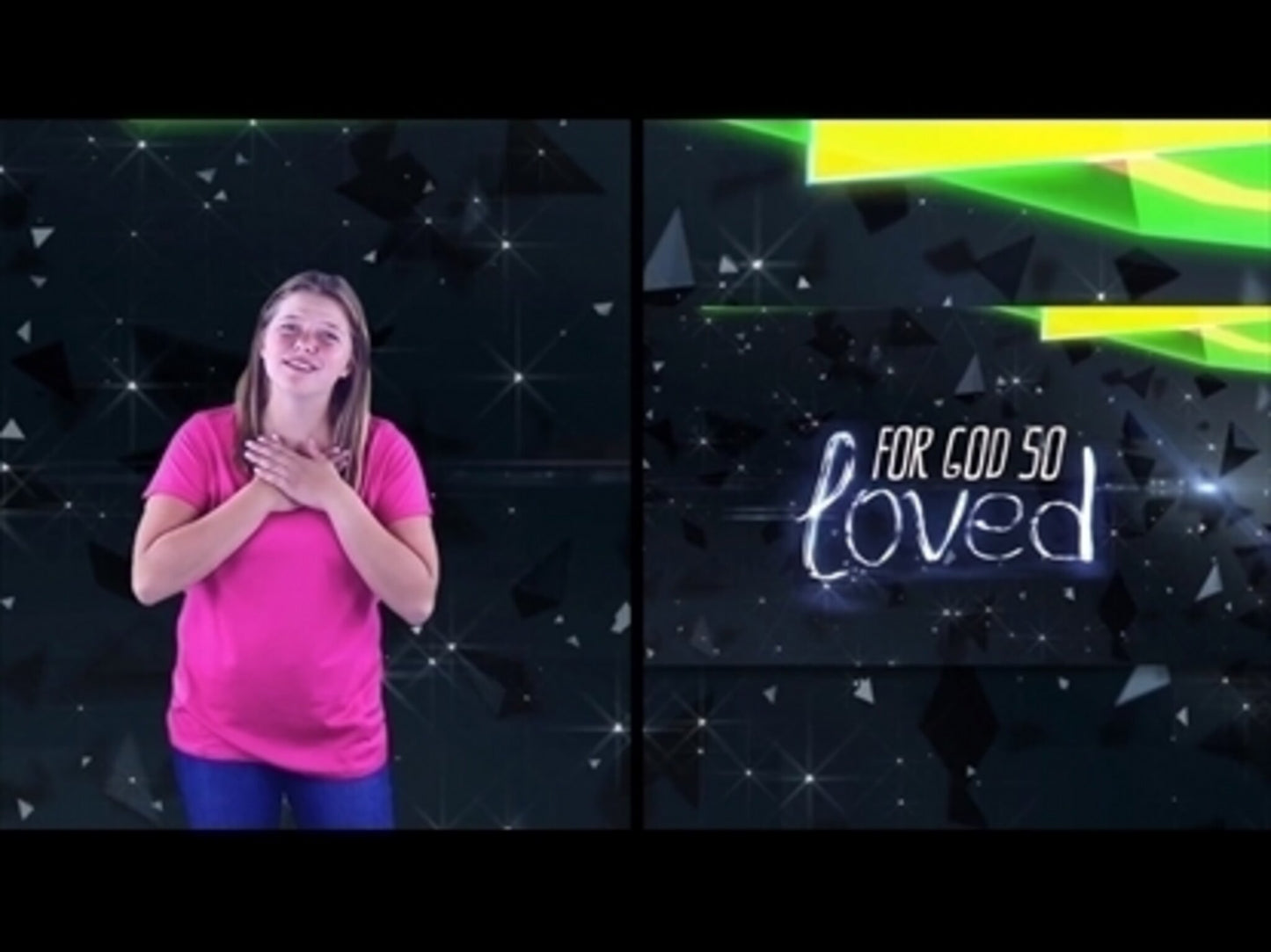 For God So Loved The World Hand Motions (John 3:16)