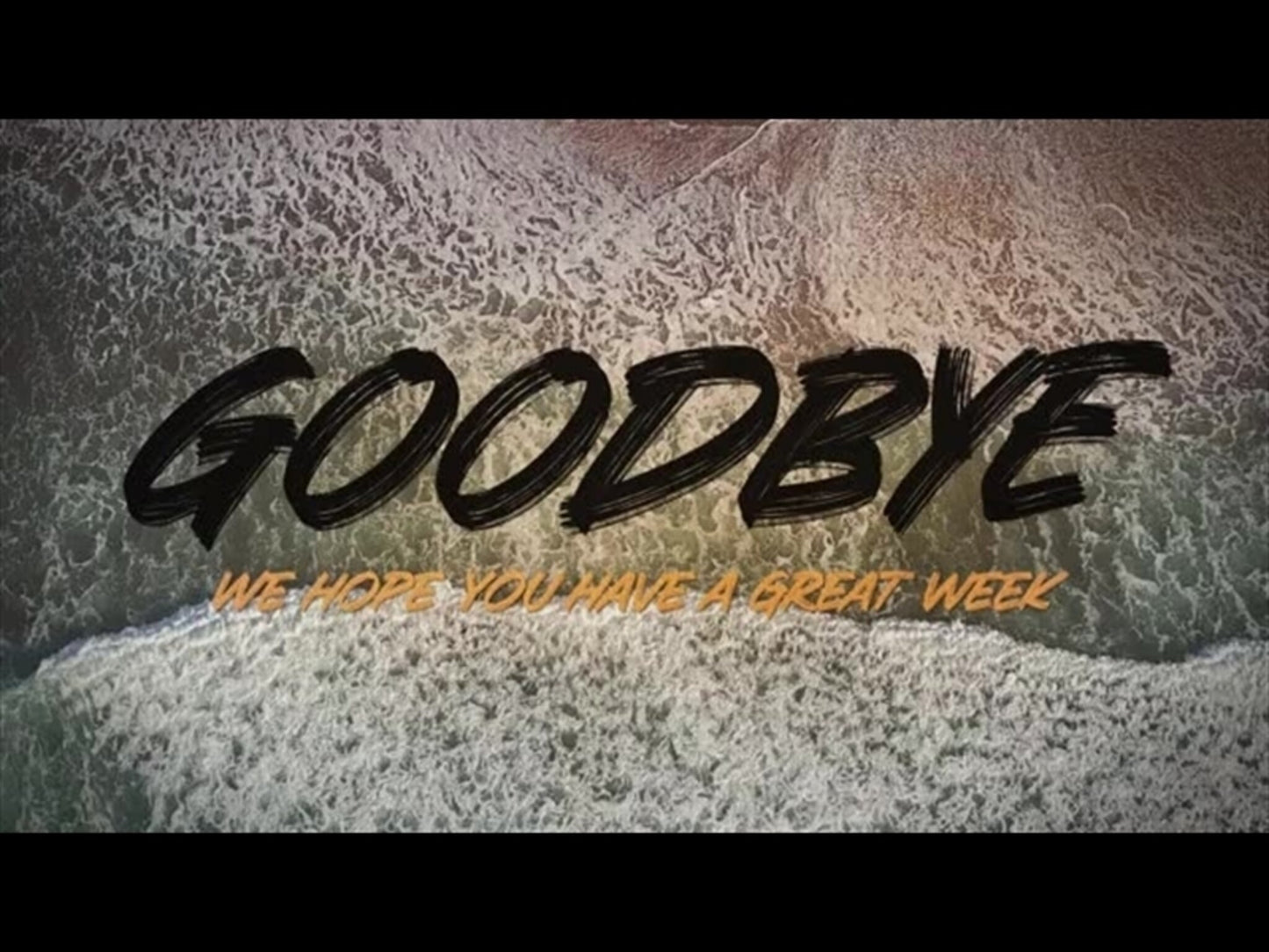 Sermon on the Mount: Closing