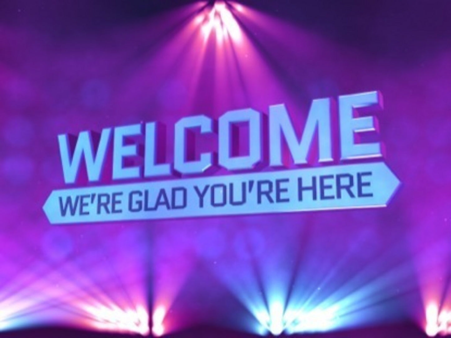 Stage Lights Welcome