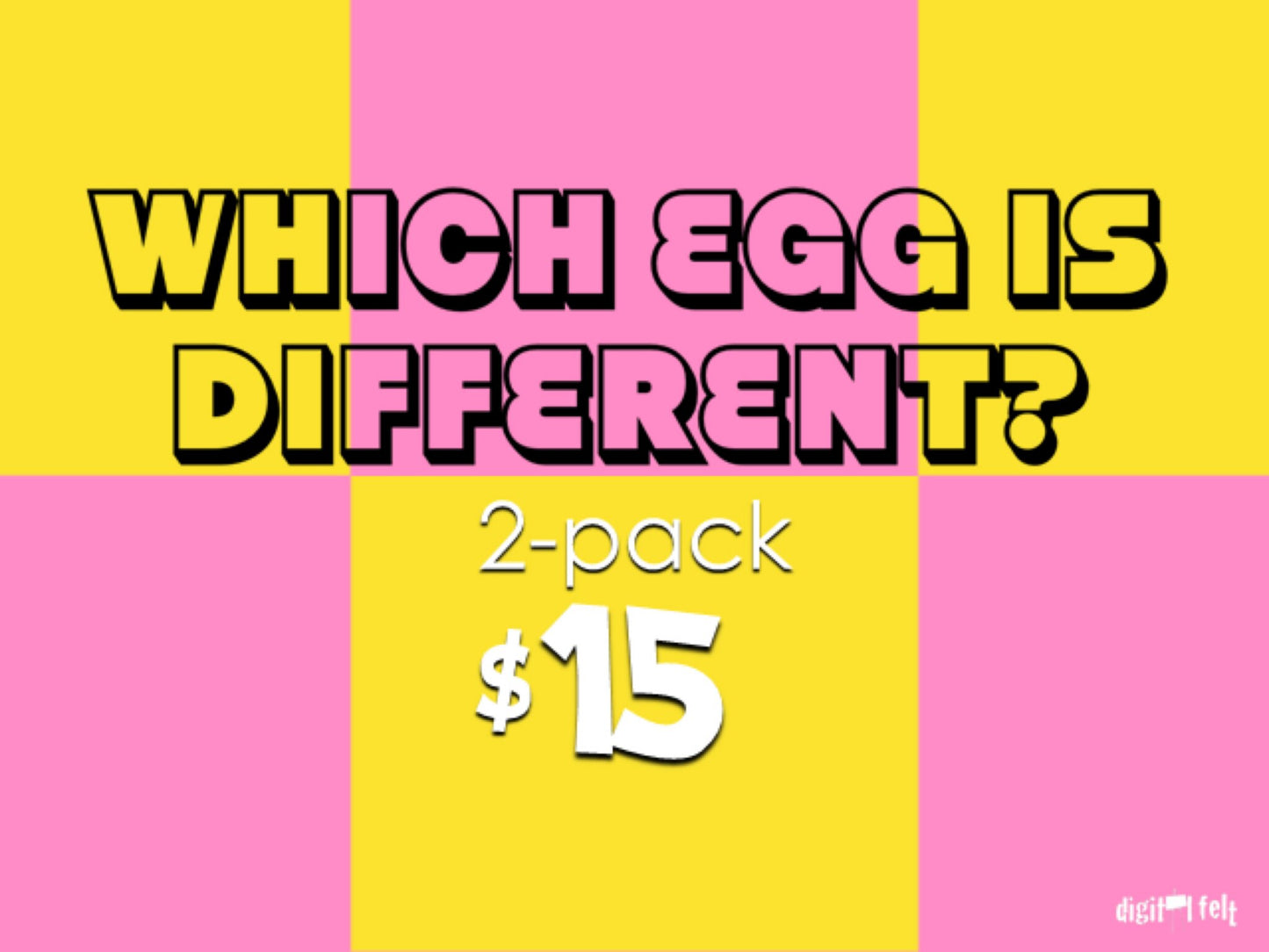 Which Egg Is Different 2-Pack
