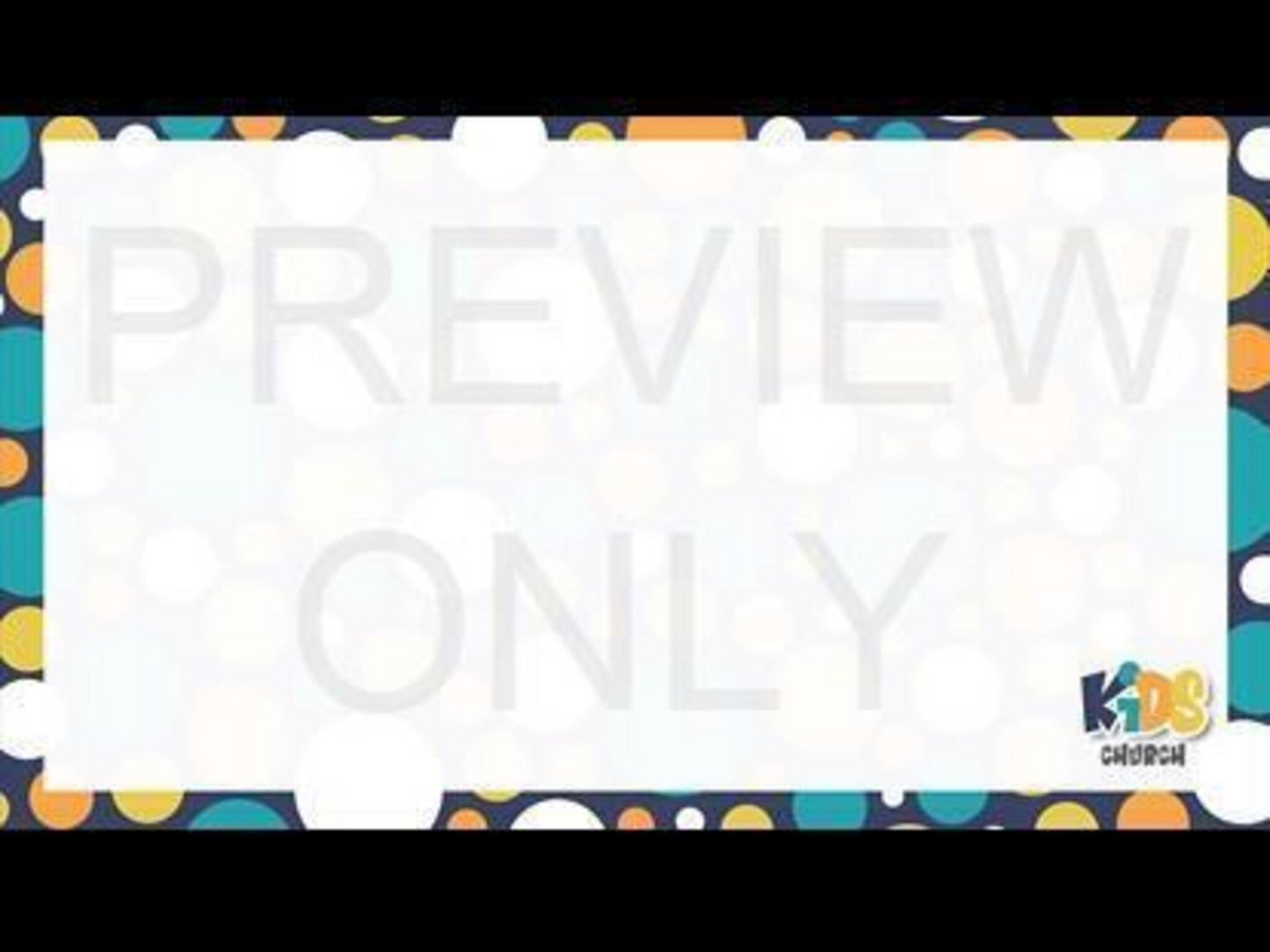 Kids Church Dots Scripture