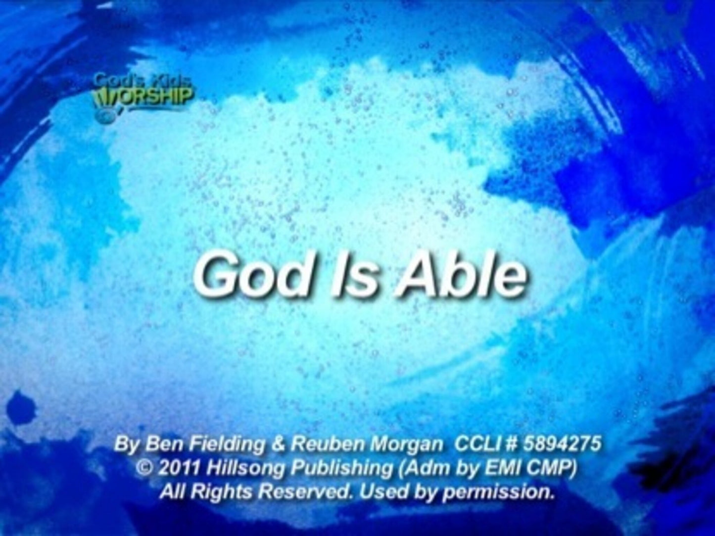 God Is Able