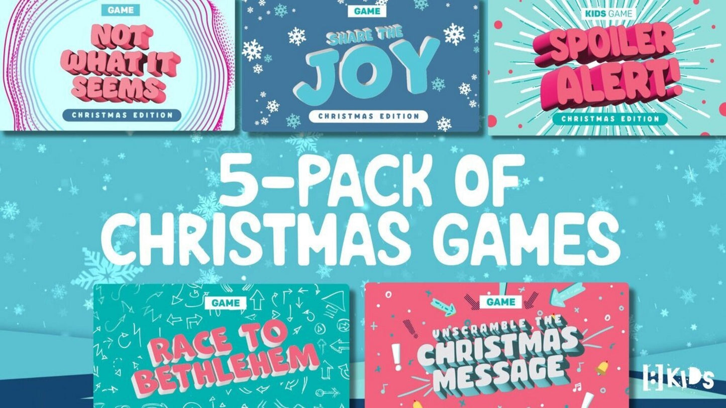 5-Pack of Christmas Games