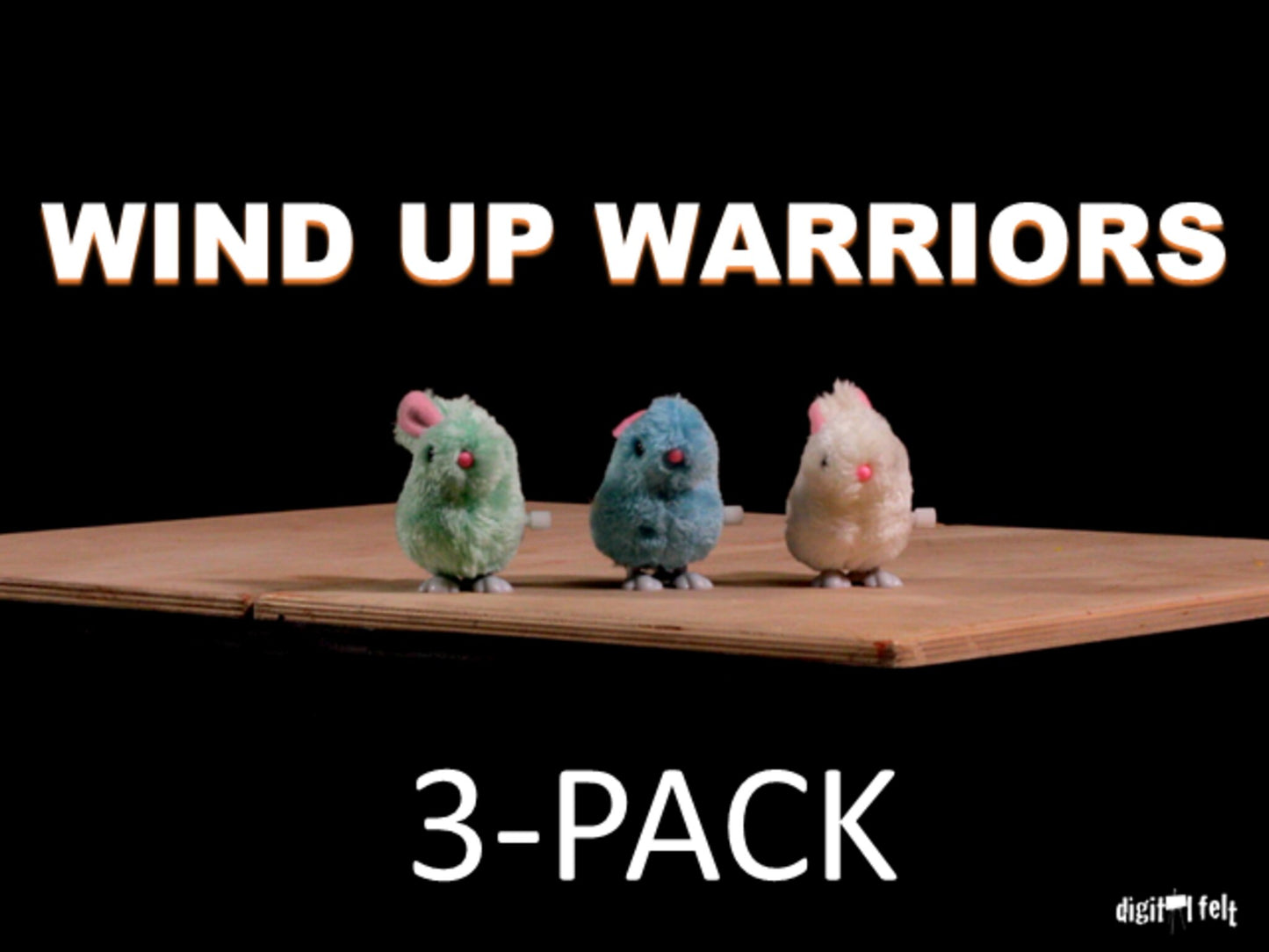 Wind Up Warrior 3 Pack