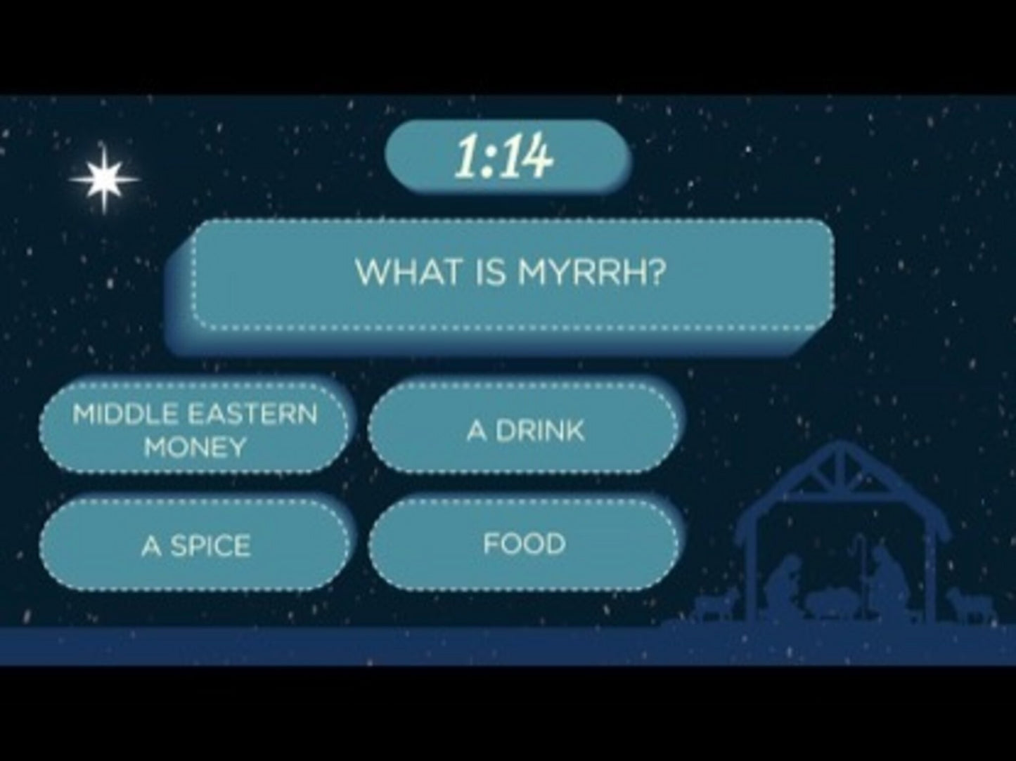 Christmas Bible Trivia Countdown 2