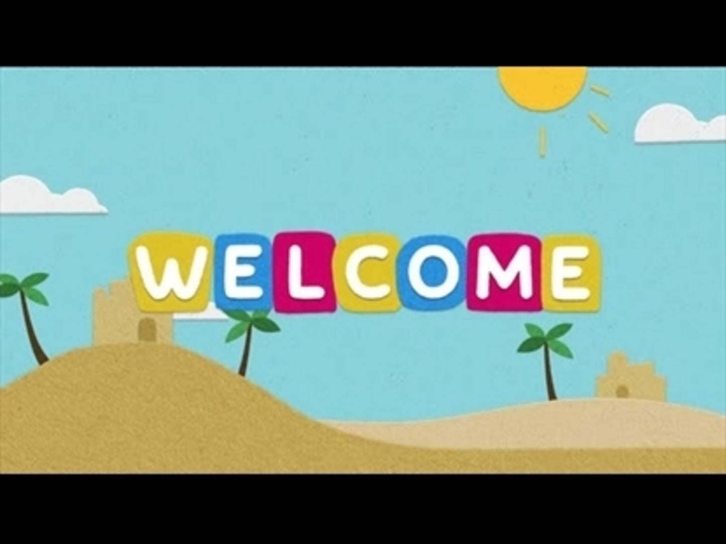 Palm Sunday Flannelgraph Welcome