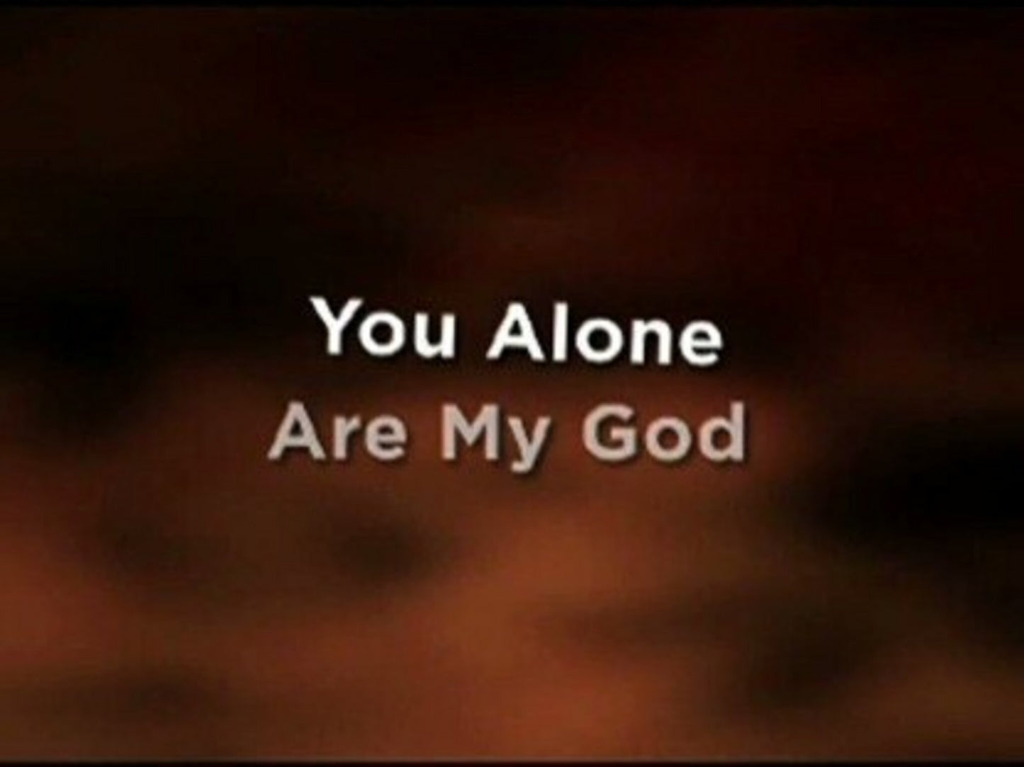You Alone