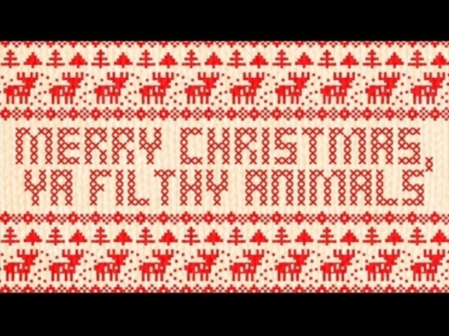 Merry Christmas Ya Filthy Animals Loop