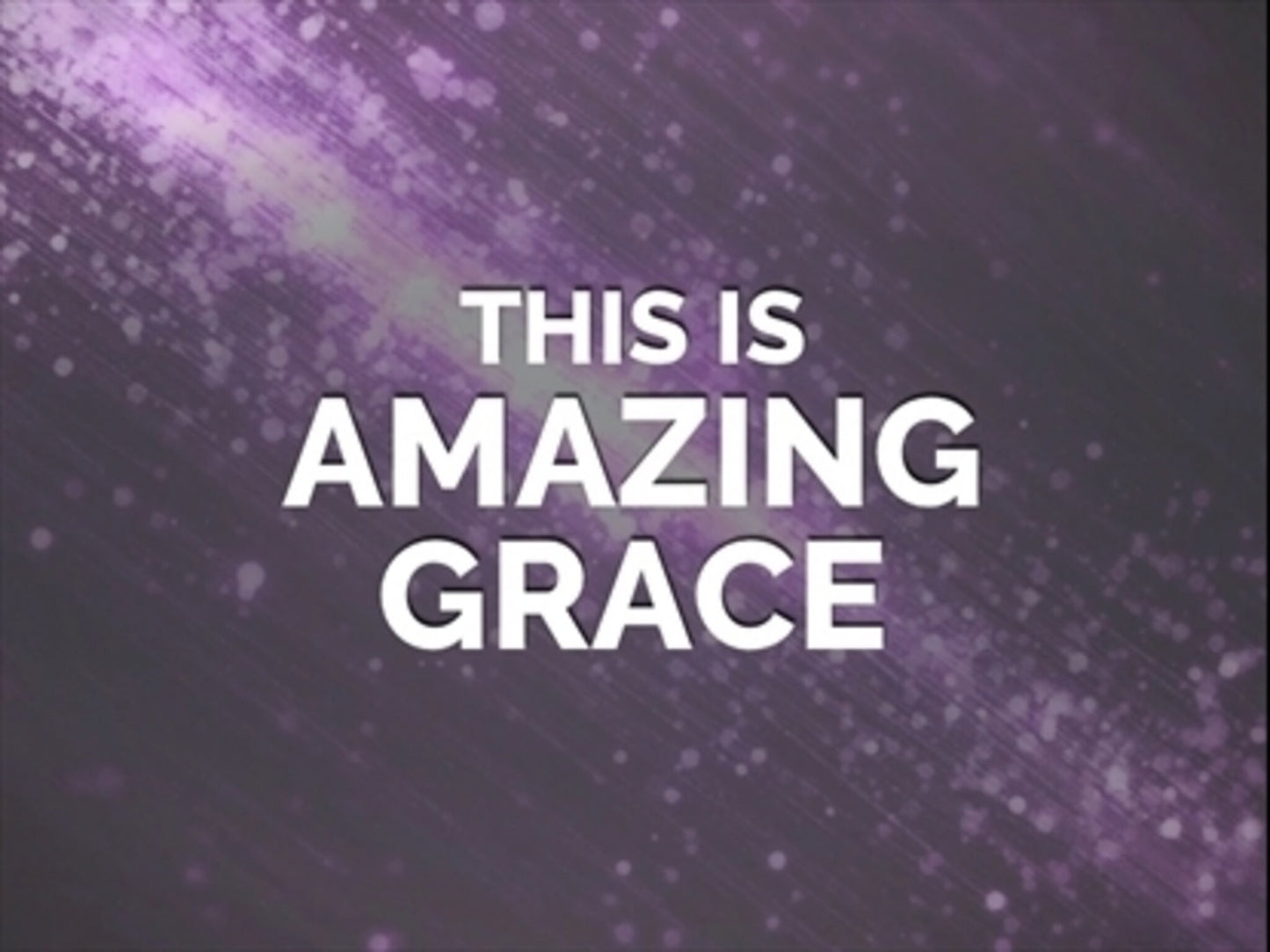 This Is Amazing Grace - Kids