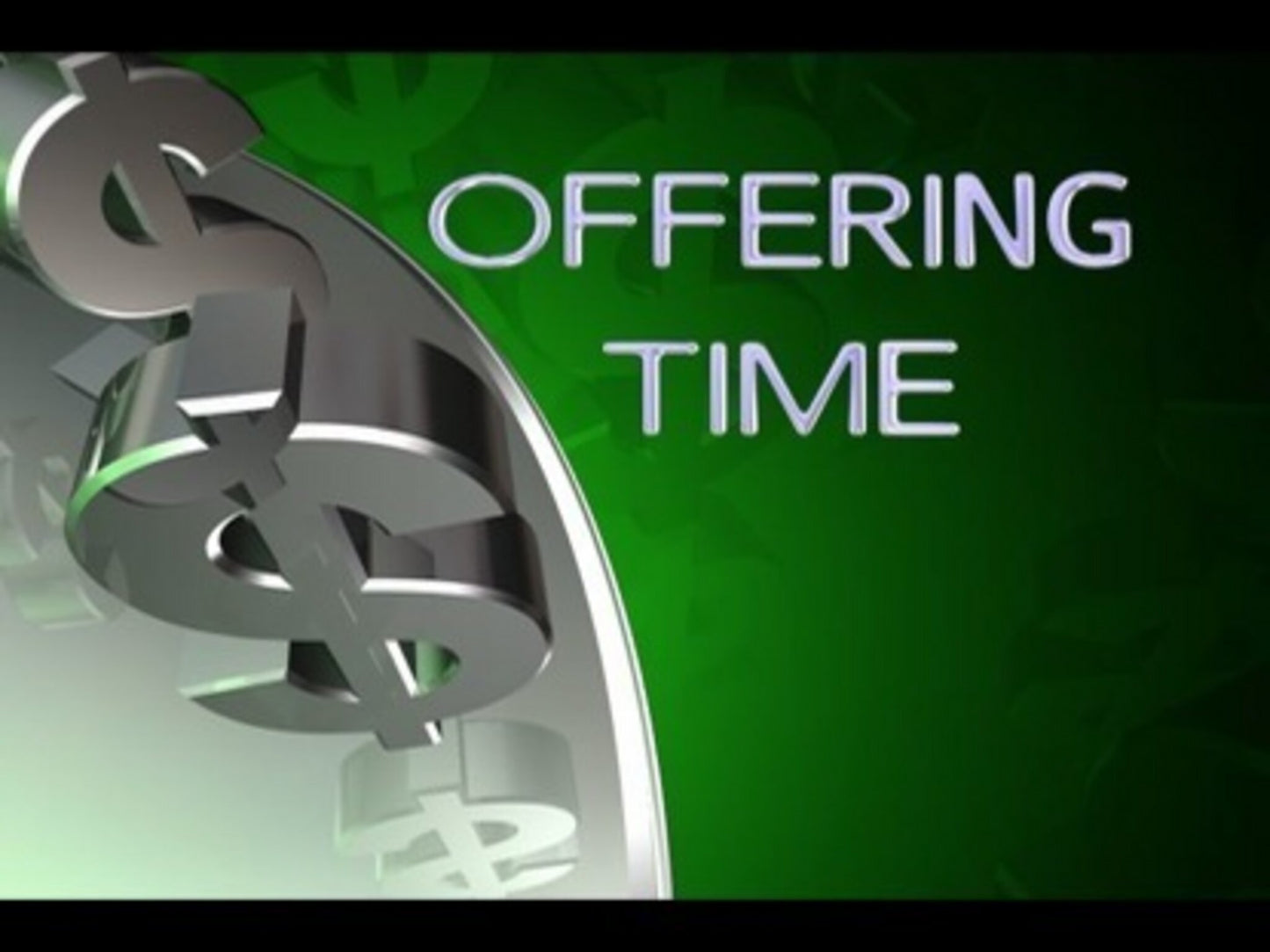 Offering Time 7