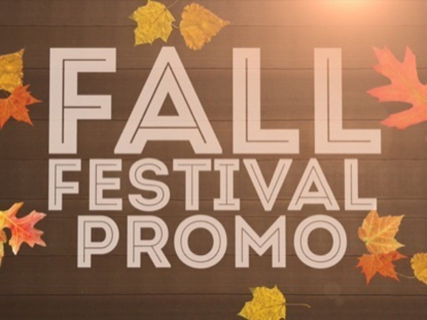Fall Festival Promo