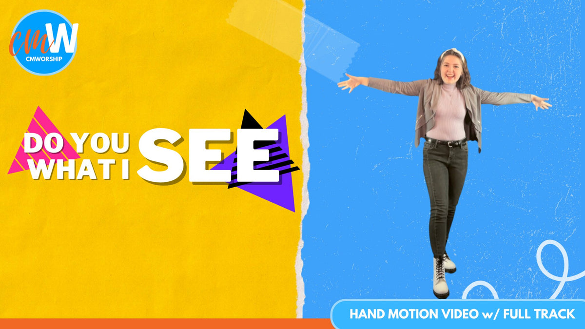 Listen Hand Motion What I See: Hand Motion Video with Full Track – WorshipHouse Kids