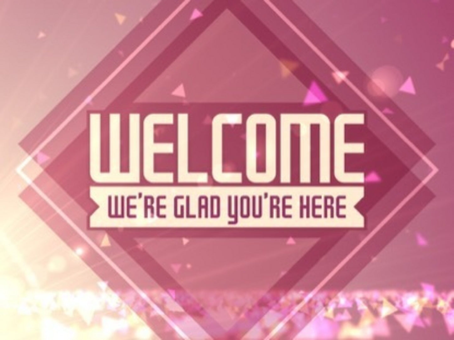 Spring Shapes Welcome