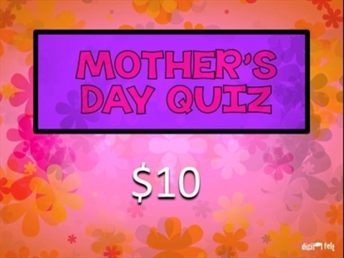 Mother's Day Quiz