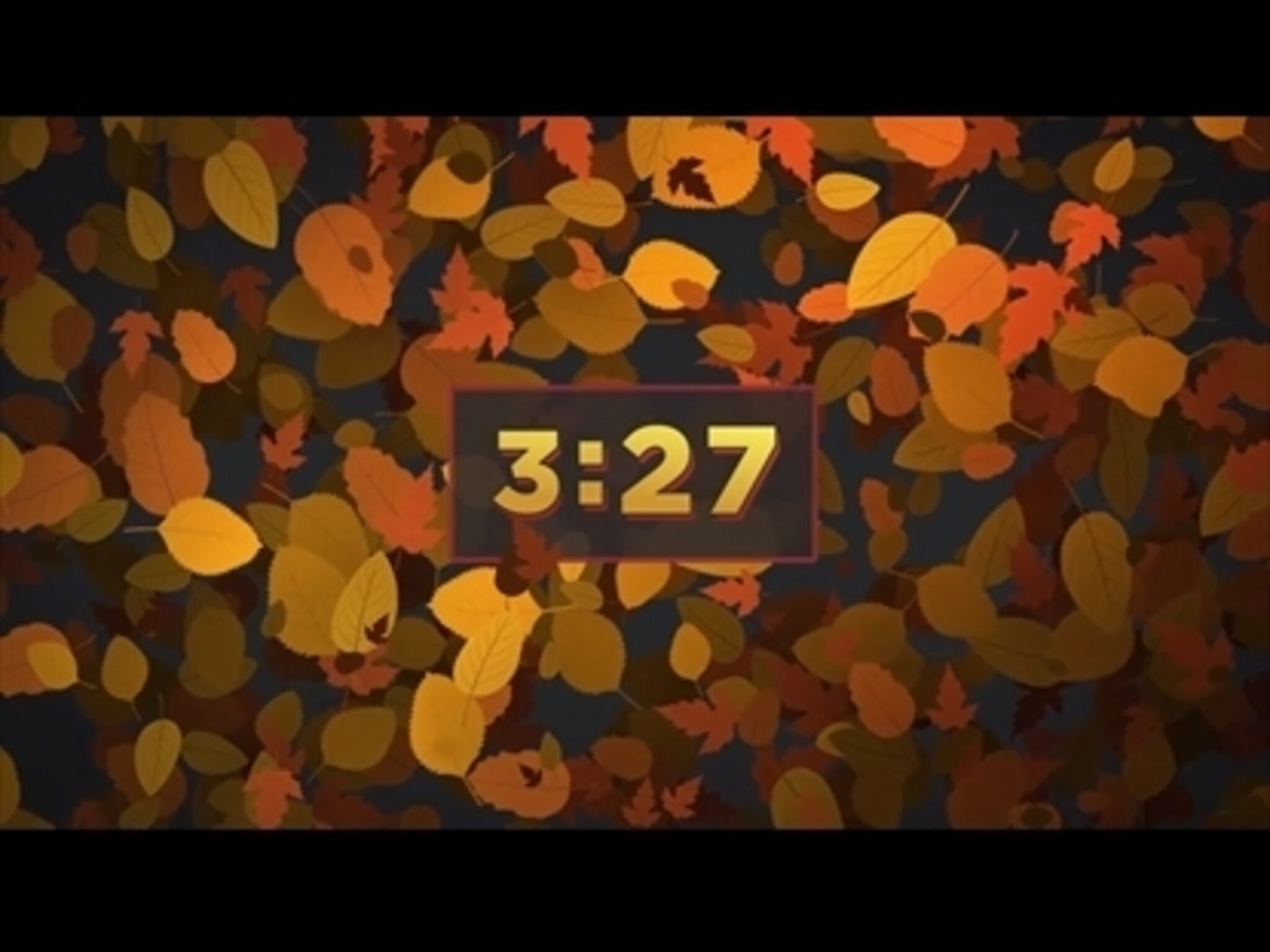 Fall Leaves Countdown