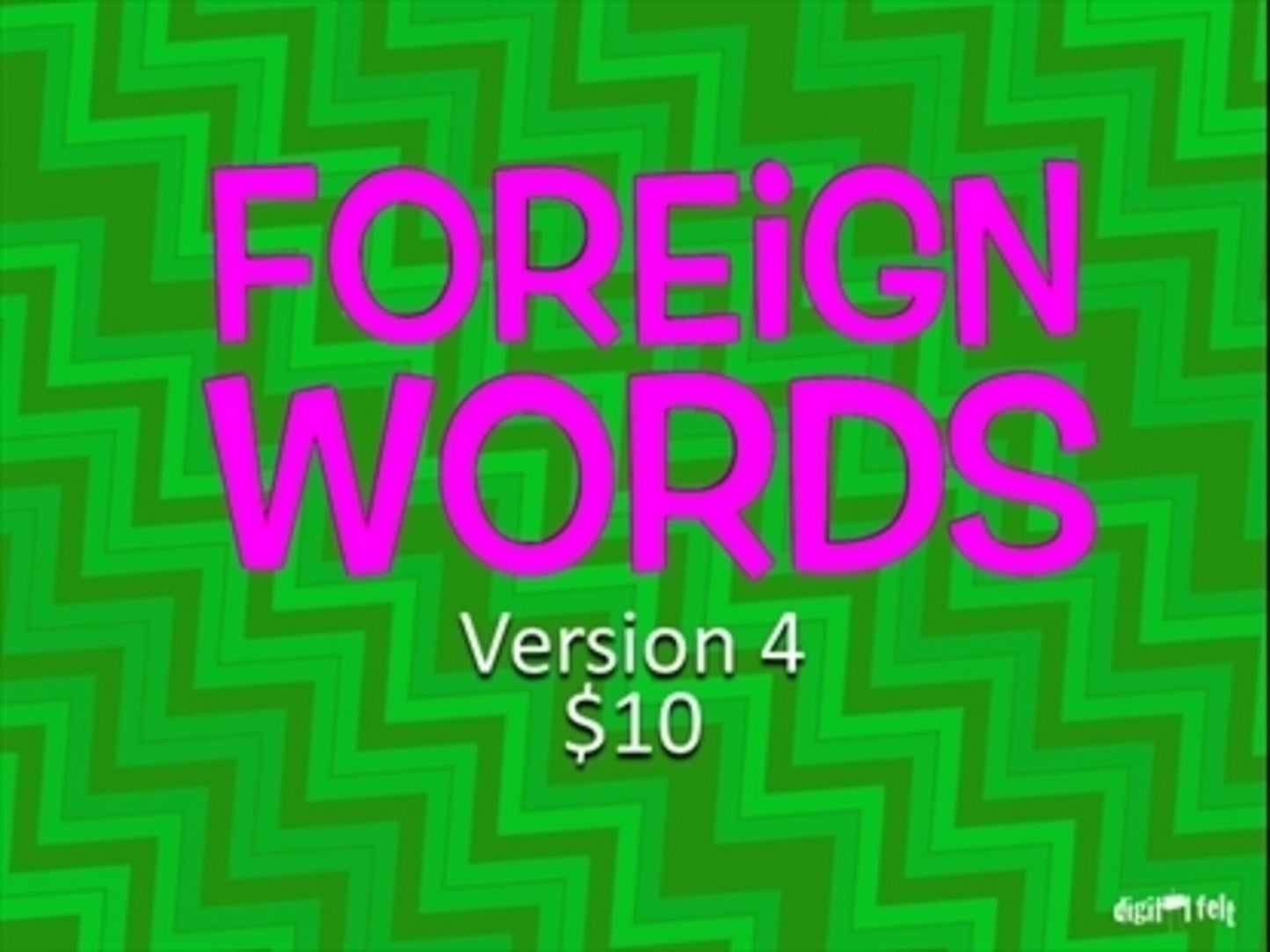 Foreign Words Version 4