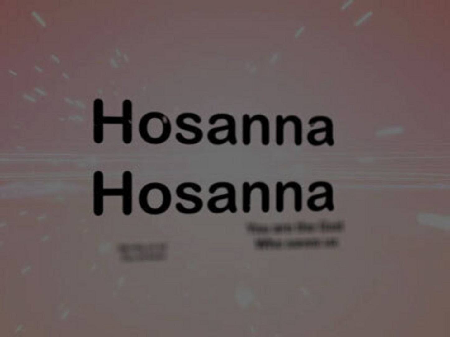 Hosanna