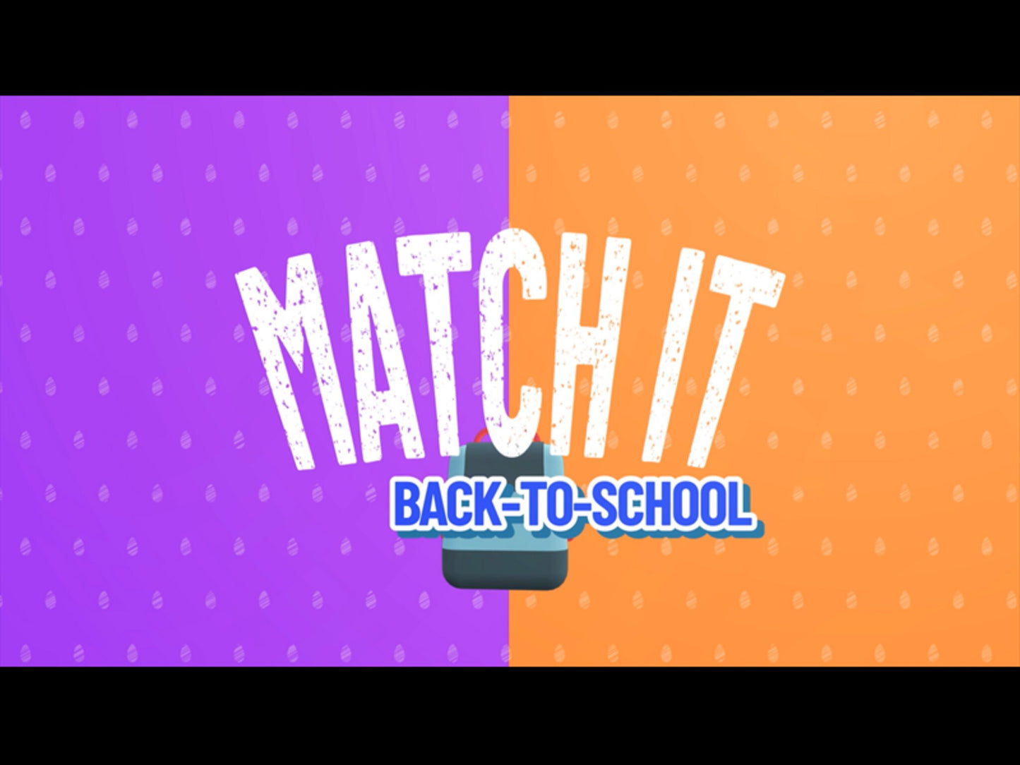 Match It! Back To School Edition