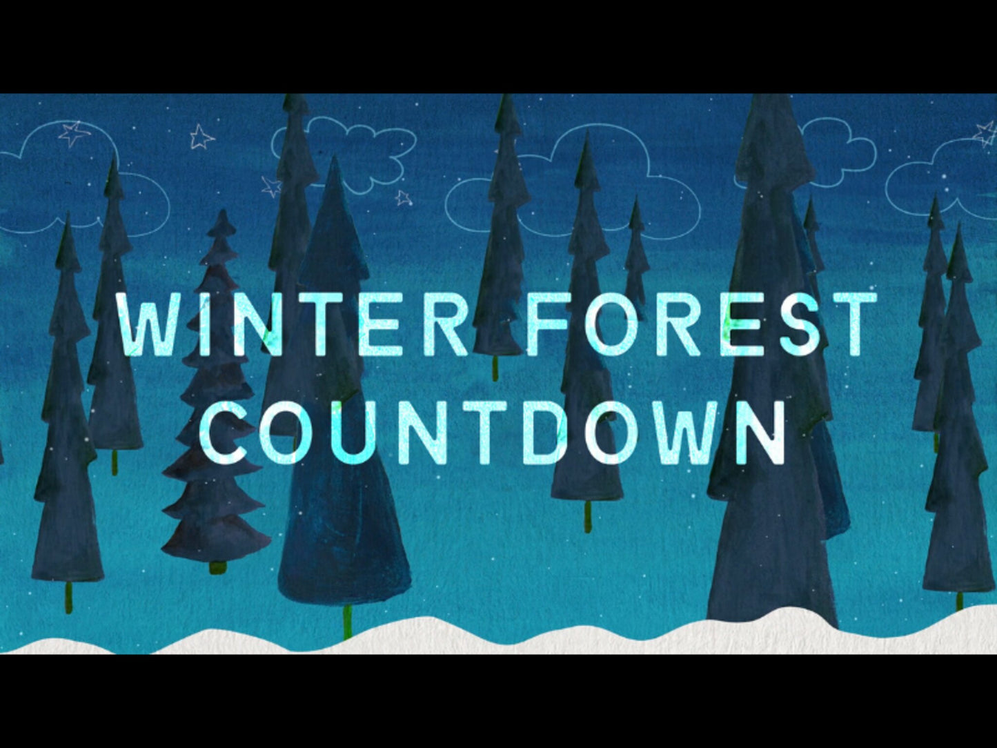 Winter Forest Countdown