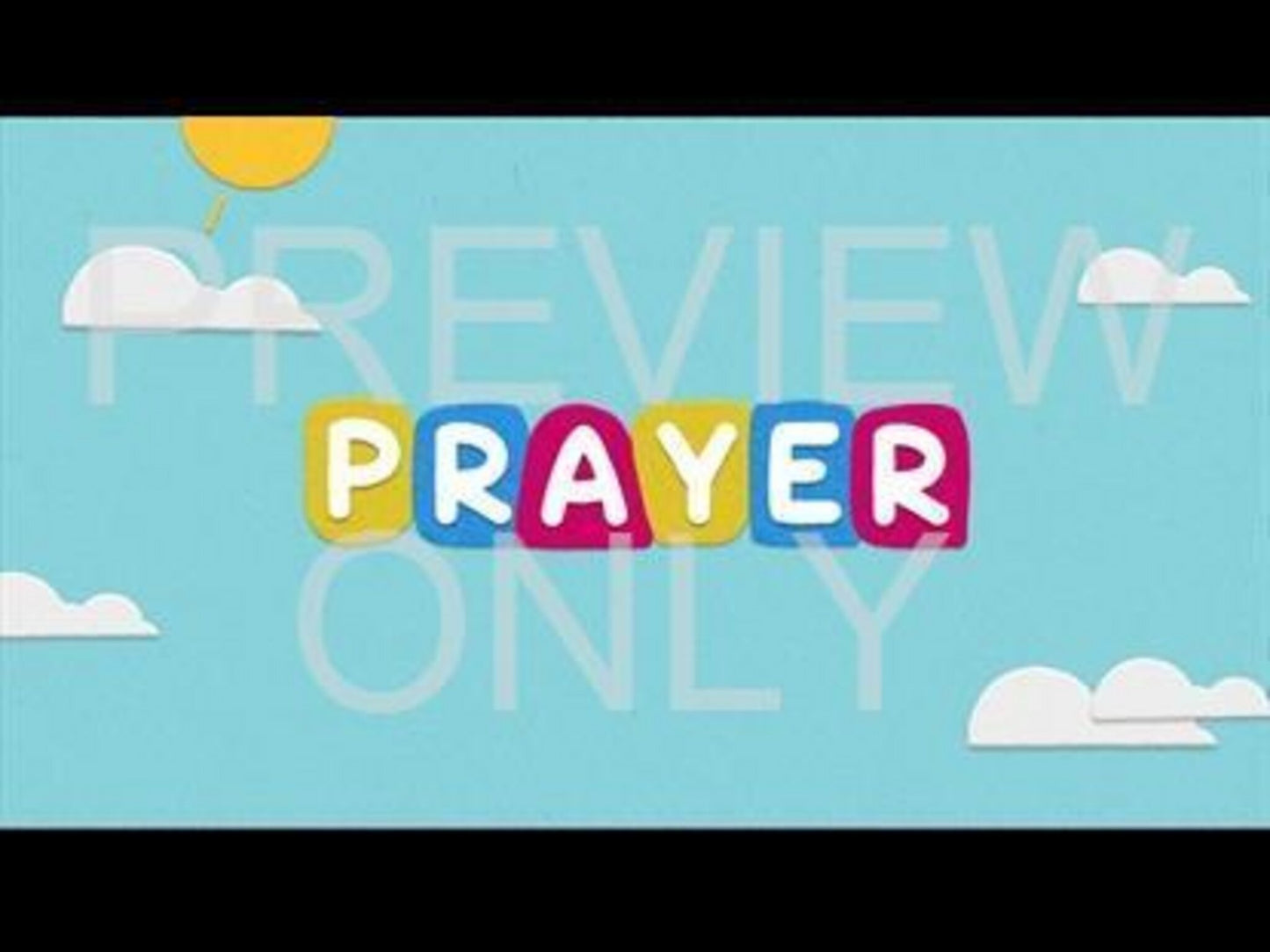 Palm Sunday Flannelgraph Prayer