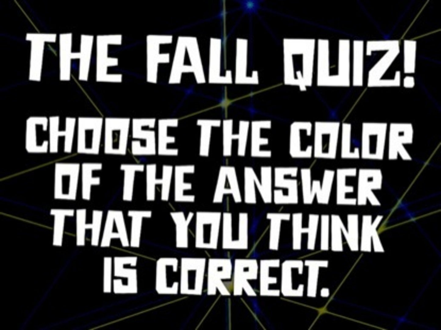 Bible Quiz: The Fall