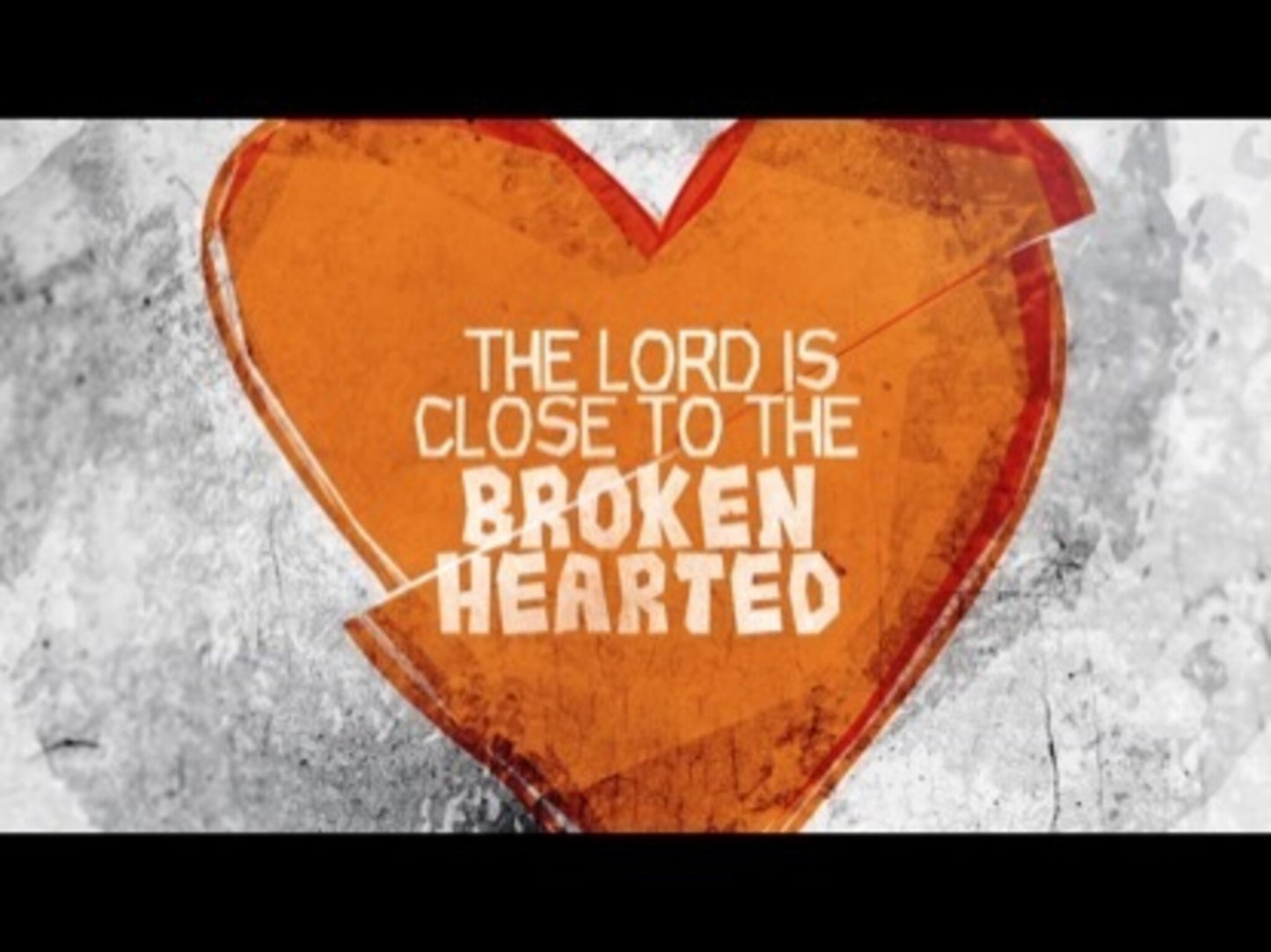 Crushed (Psalm 34:18)