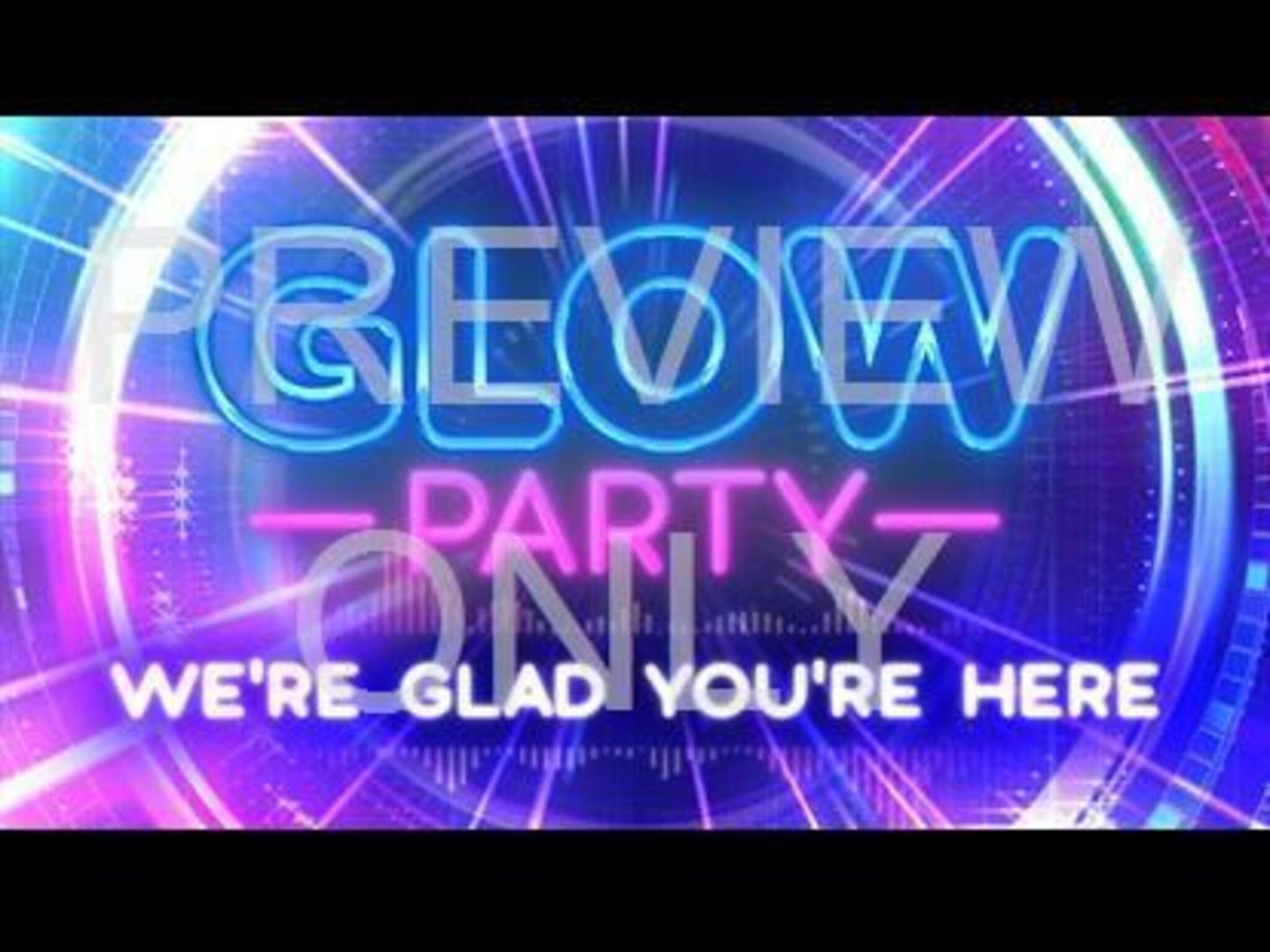 Glow Party Vol 1. Welcome Still