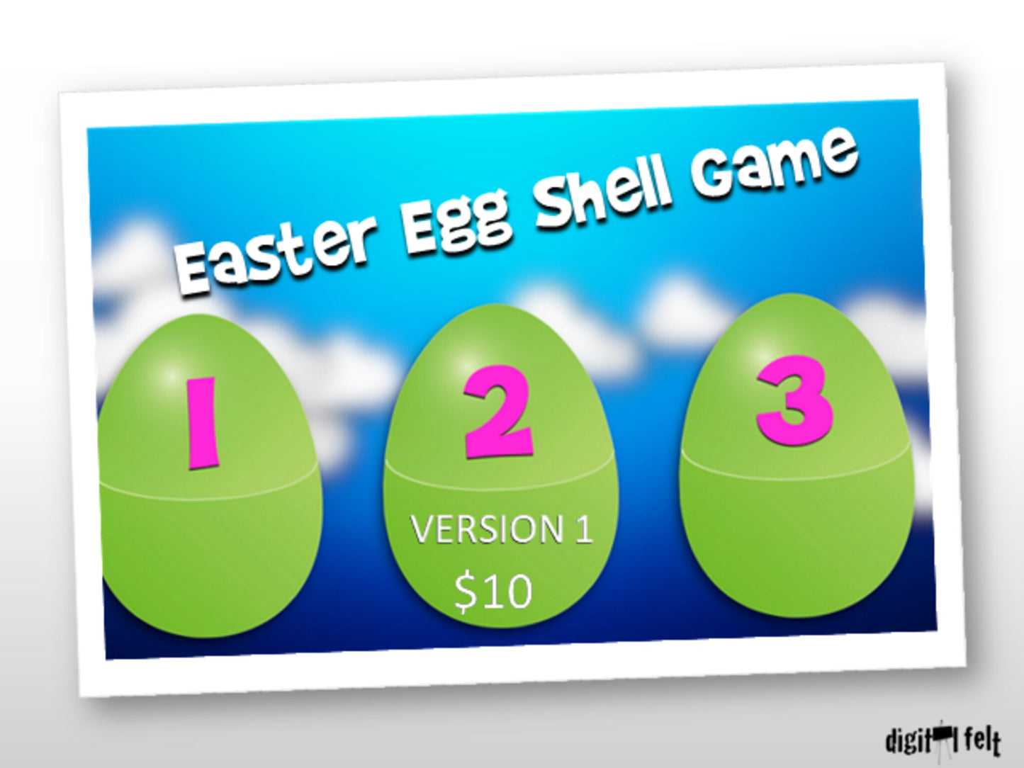 Easter Egg Shell Game Version 2