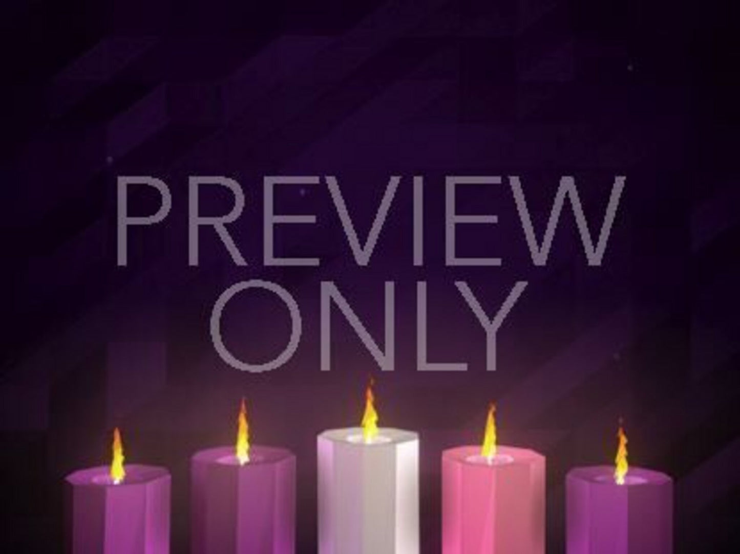 Digital Advent Candles Week 5