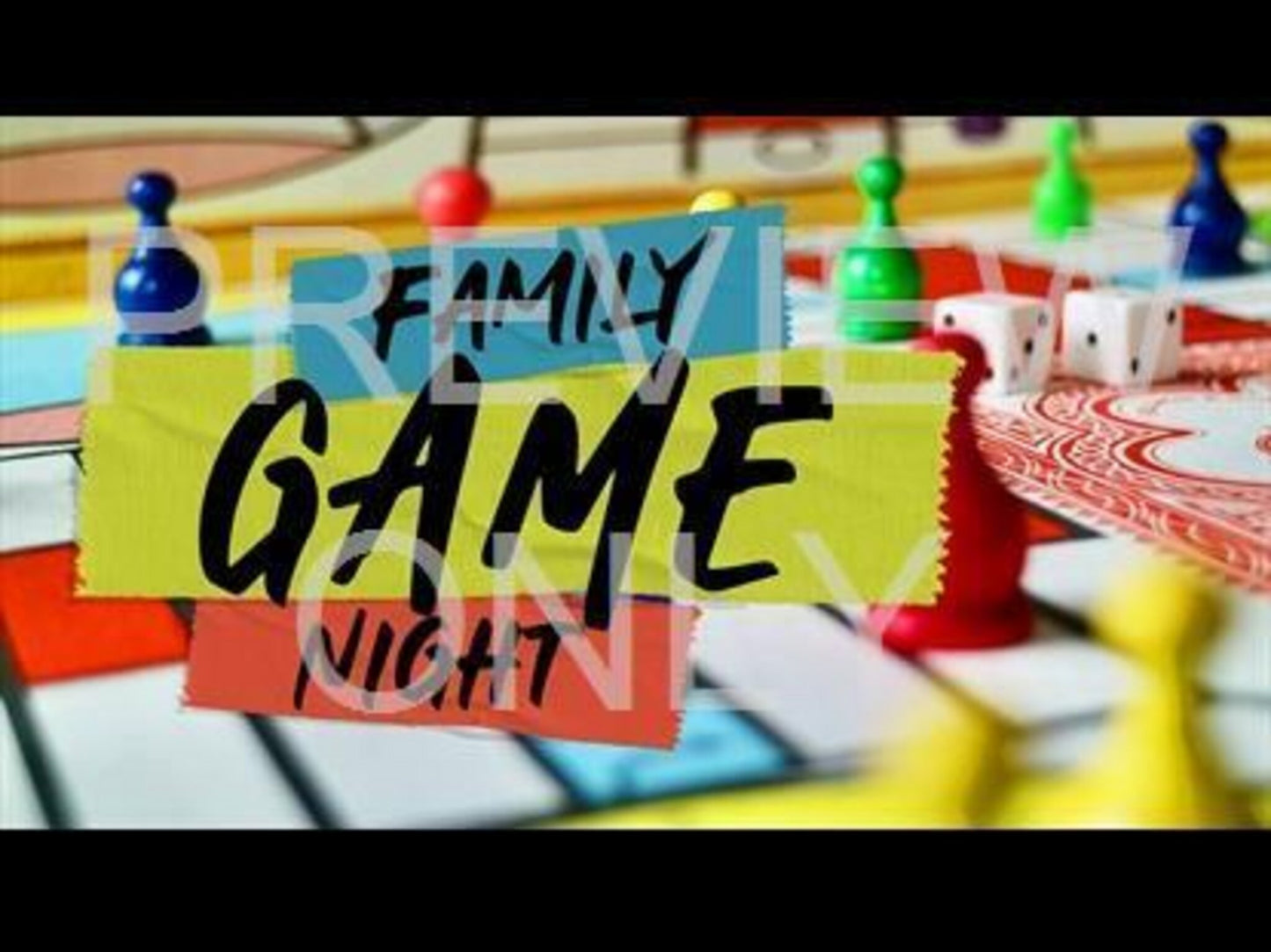 Family Game Night Title Still