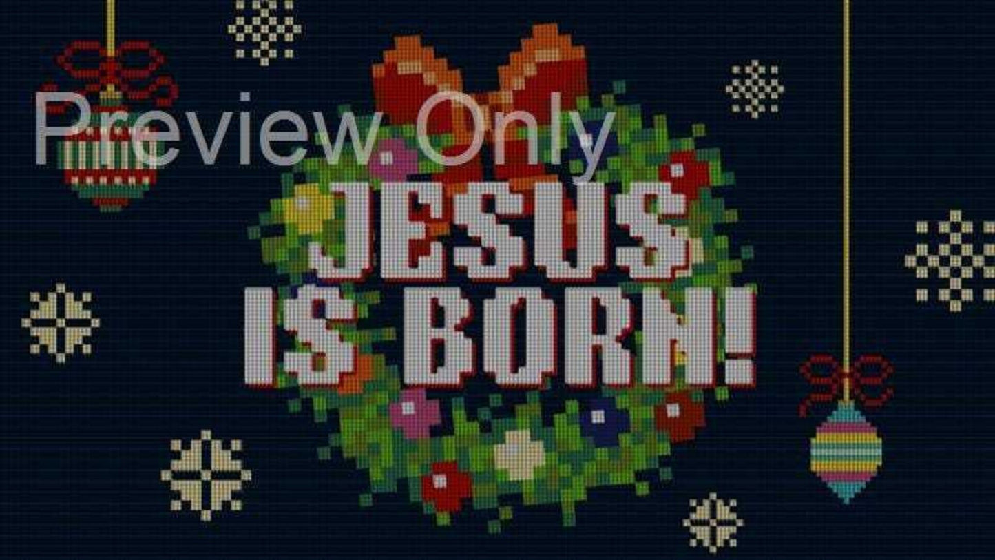 Christmas Arcade Jesus is Born Still