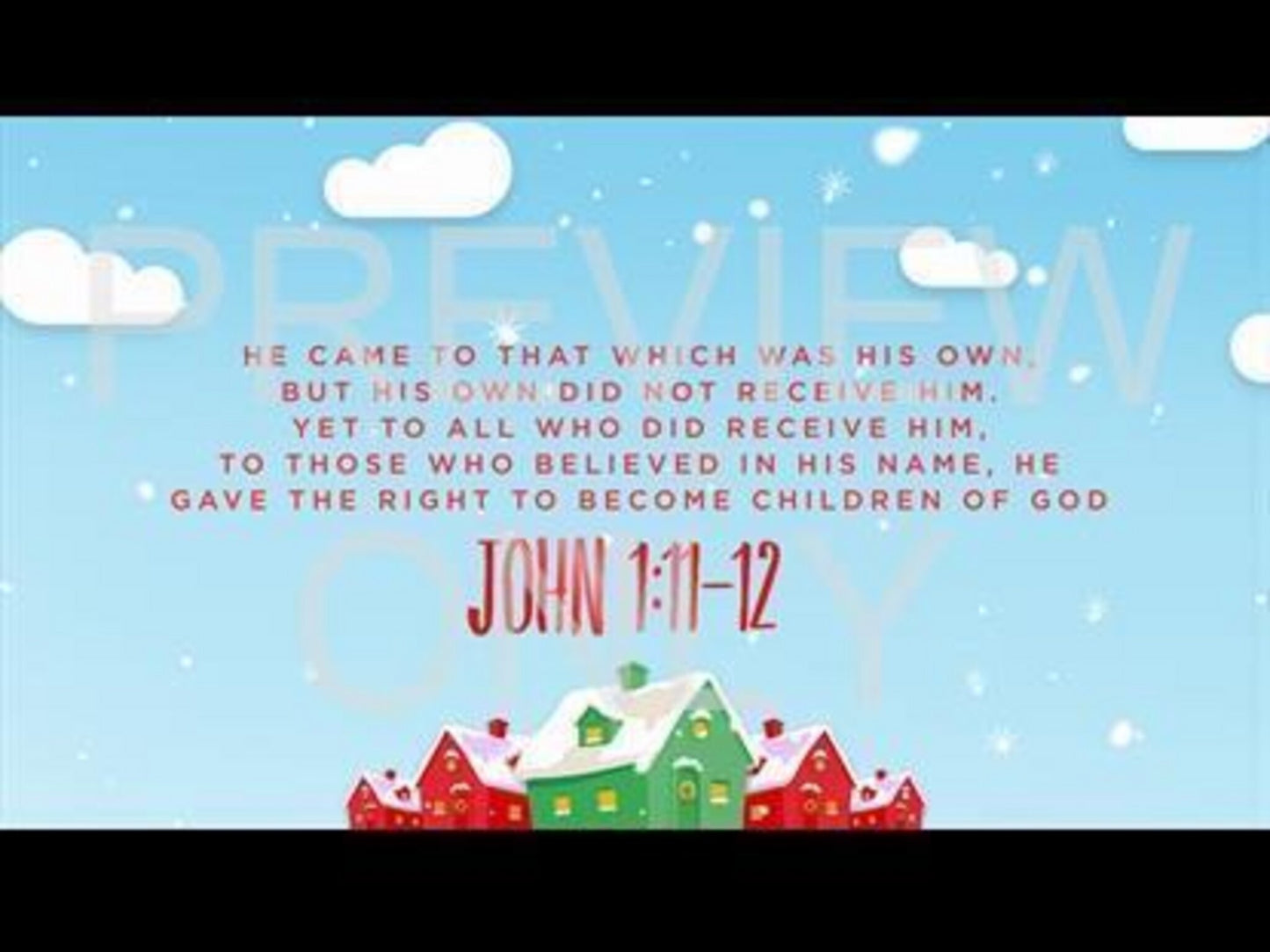 Coming Home For Christmas Scripture Still