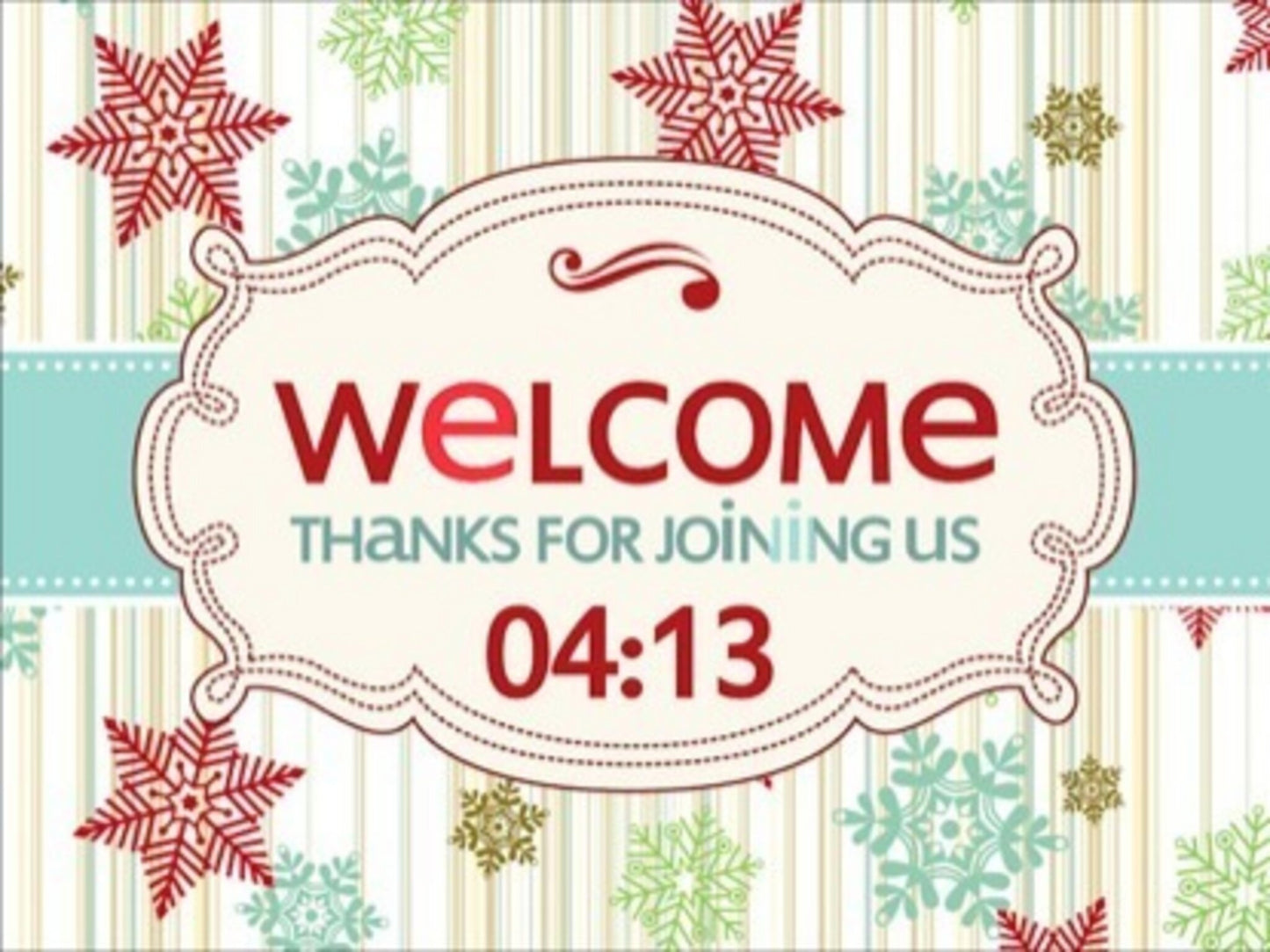 Vintage Holiday Countdown