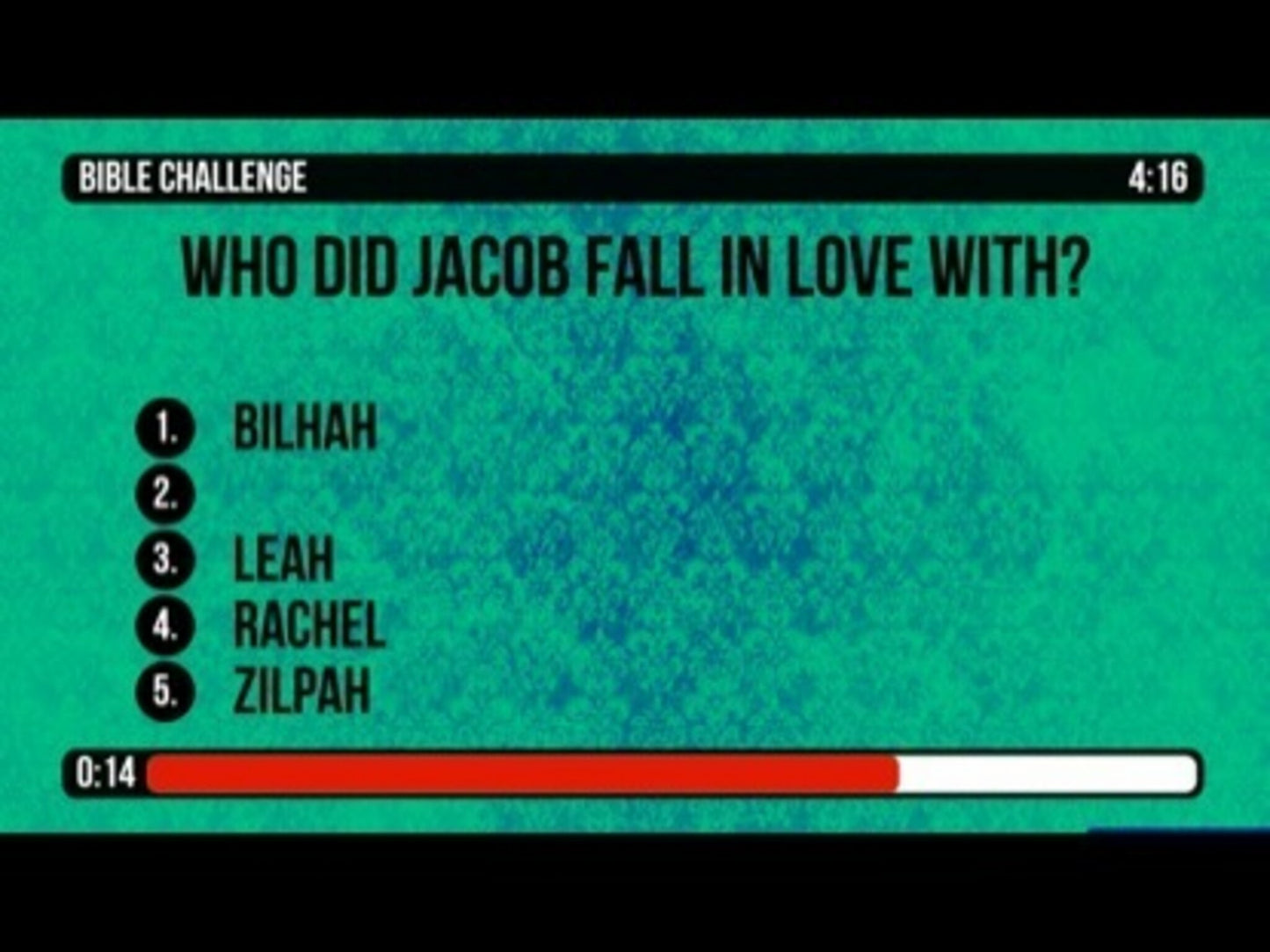 Bible Challenge Countdown 9 - Jacob And Laban