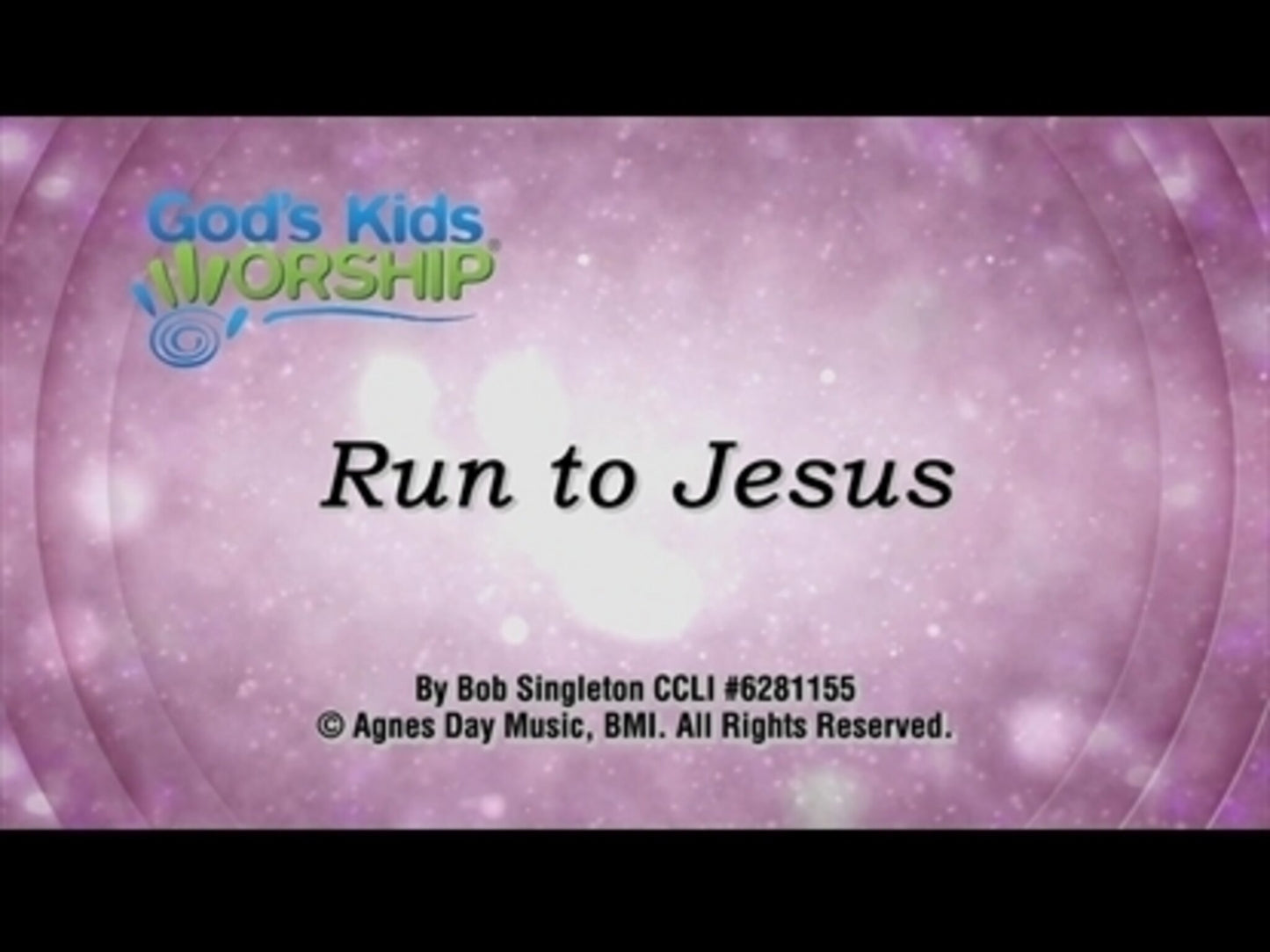 Run To Jesus