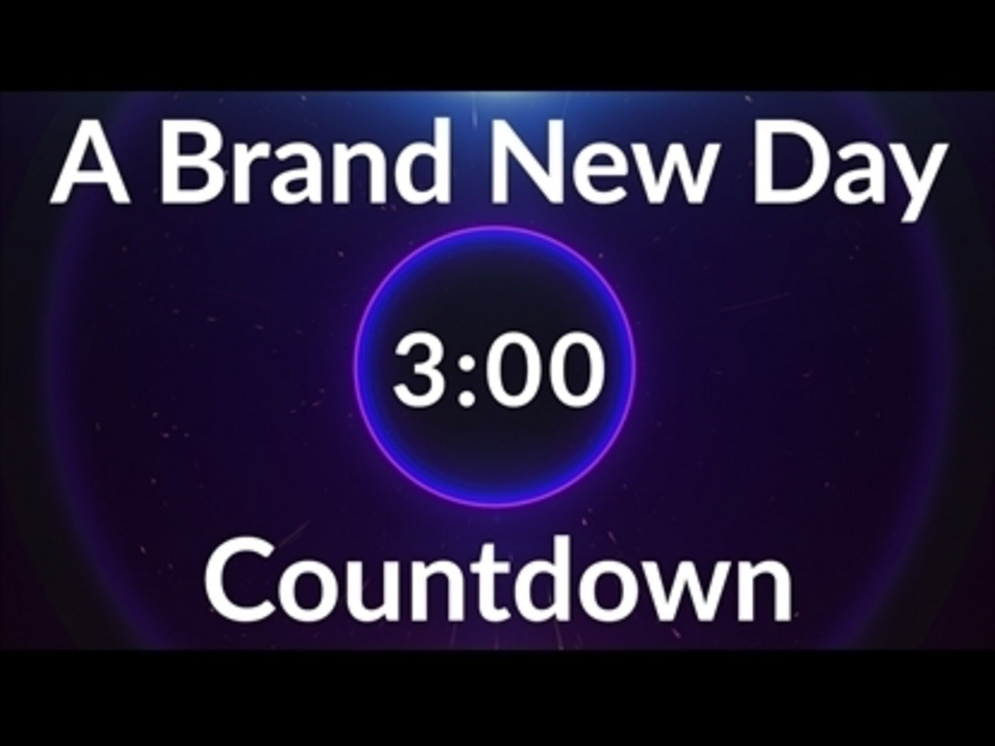 A Brand  New Day Countdown