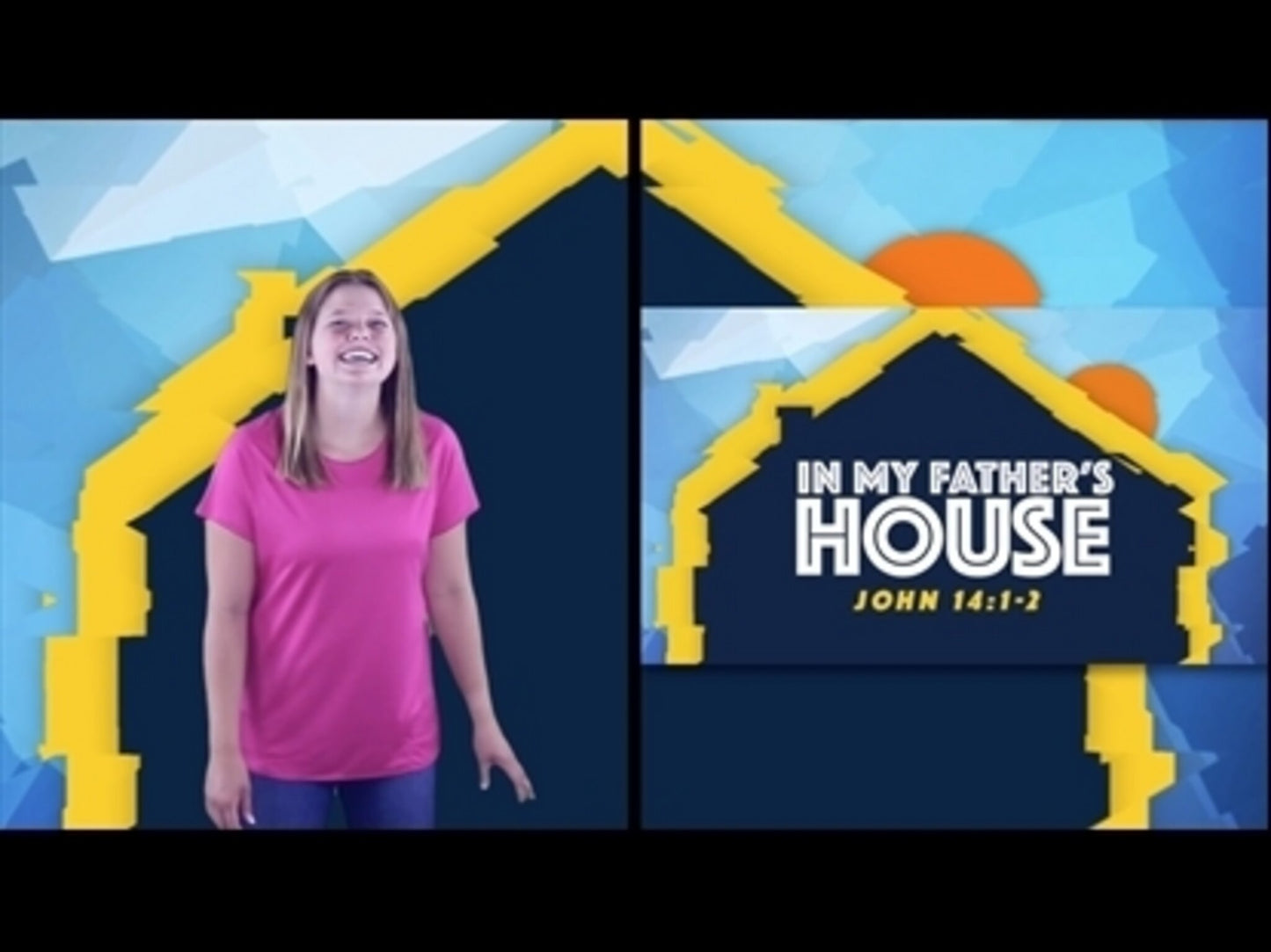 In My Fathers House Hand Motions (John 14:1-2)