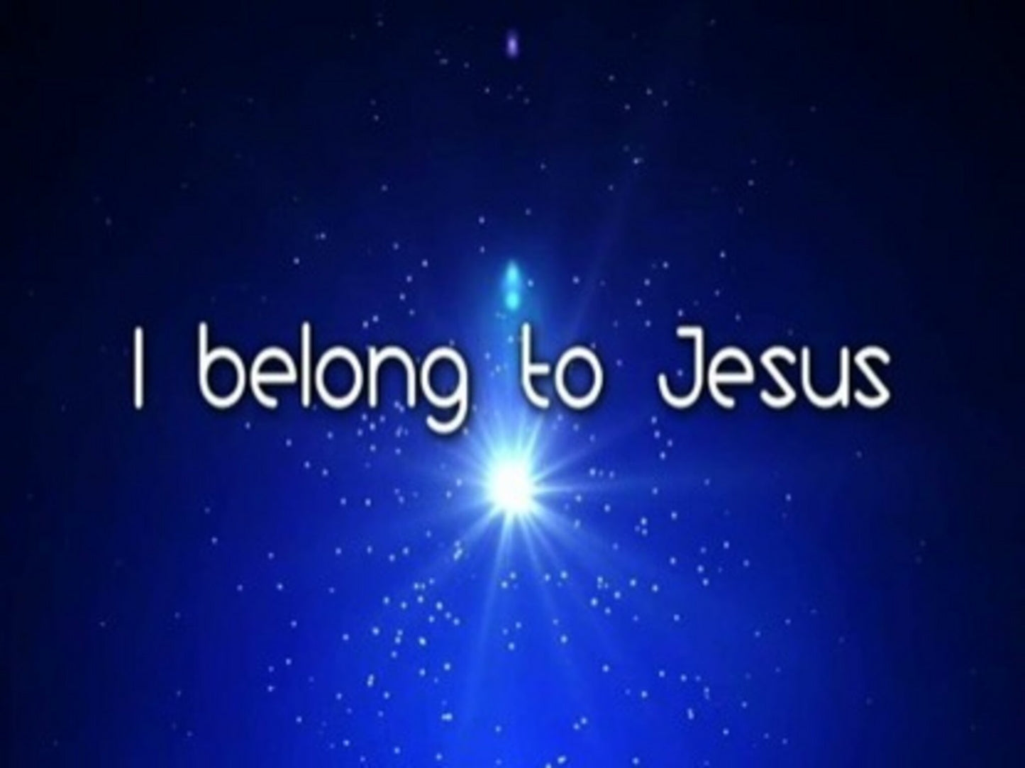 I Belong To Jesus