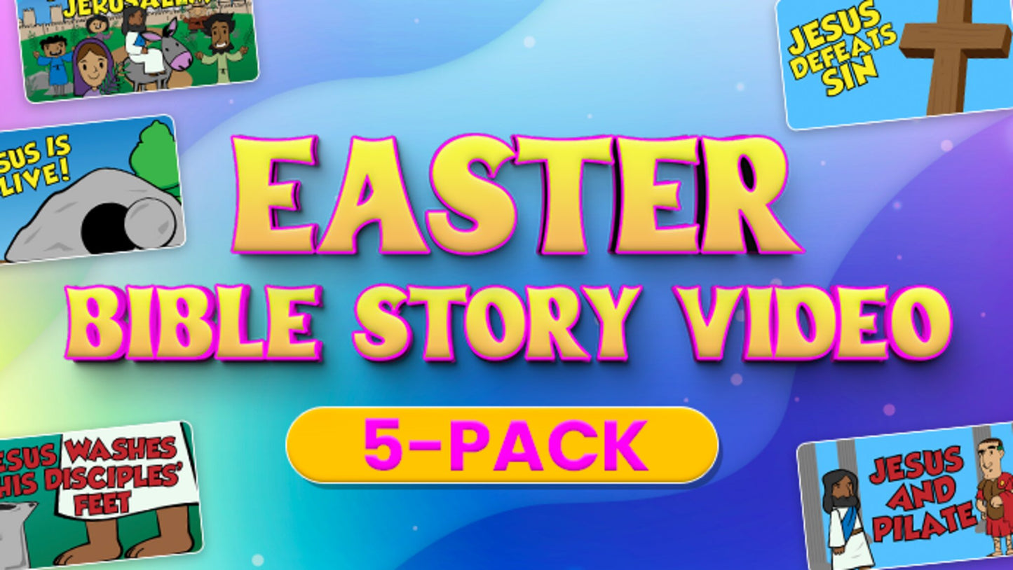 Easter Bible Story Video 5-Pack