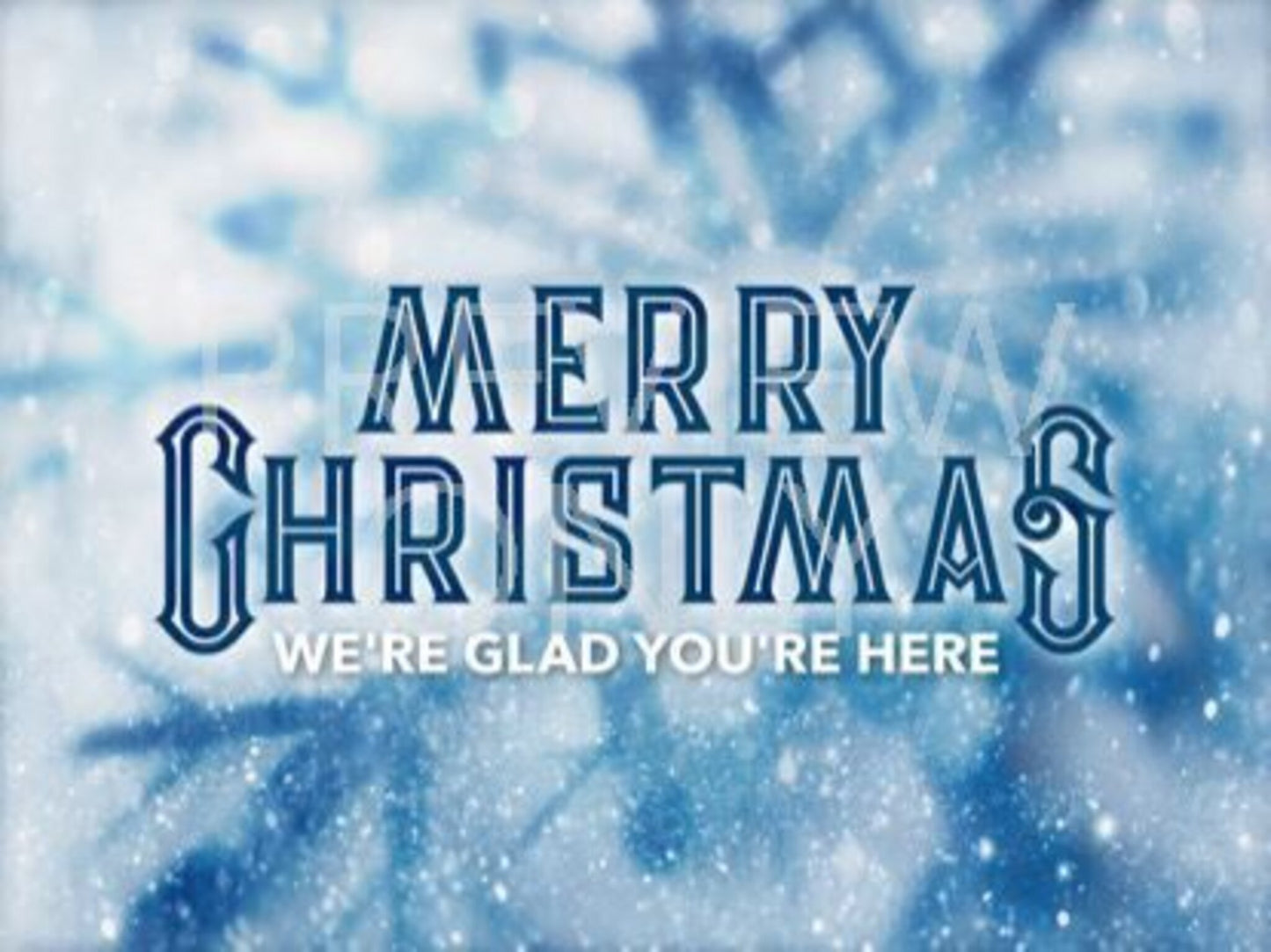 Icy Christmas Merry Still
