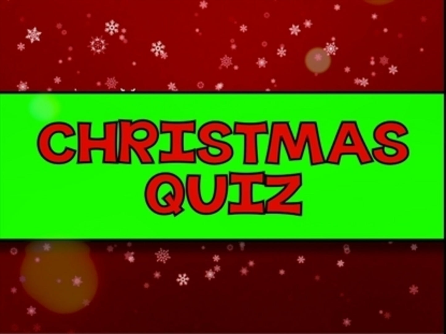 Christmas Quiz