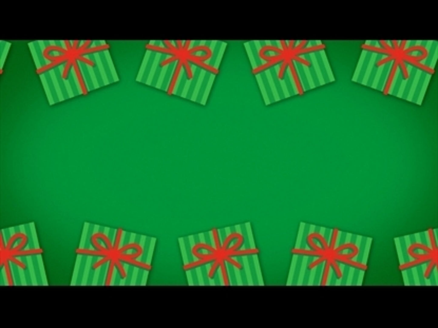 Christmas Cartoon Giftbox Green Motion Loop 02