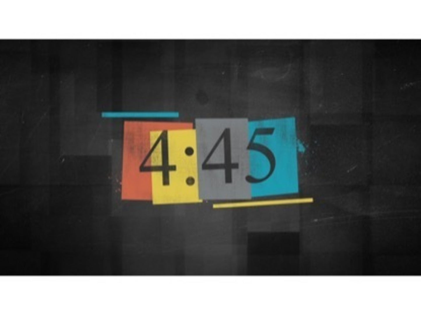 Chalk Blocks Countdown