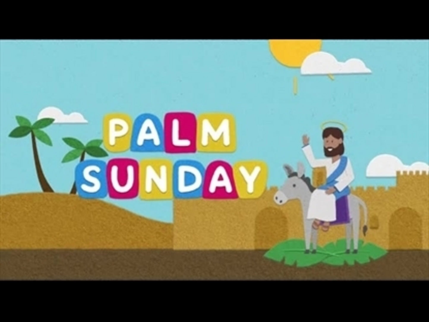 Palm Sunday Flannelgraph Title
