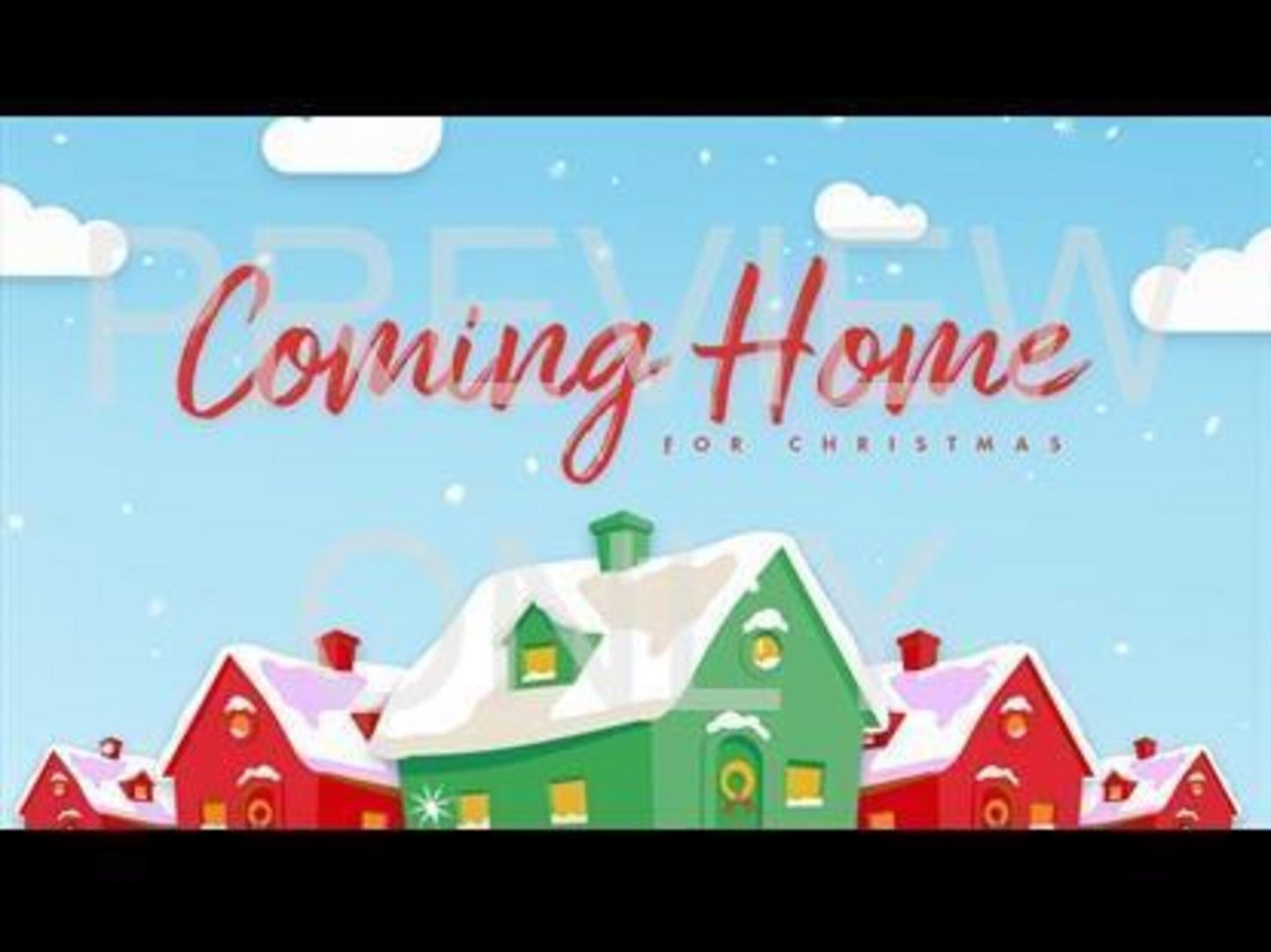 Coming Home For Christmas Title Still